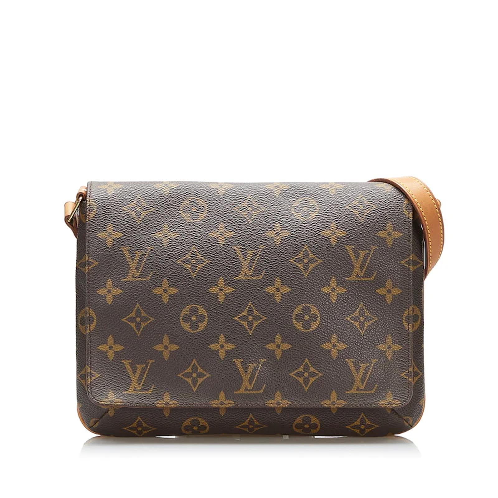 AUTHENTIC LOUIS VUITTON M51257 Short strap Monogram Musette Tango