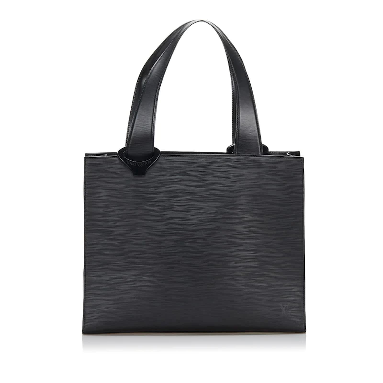 Louis Vuitton Epi Gemeaux M52452 Black Leather Pony-style calfskin ref ...