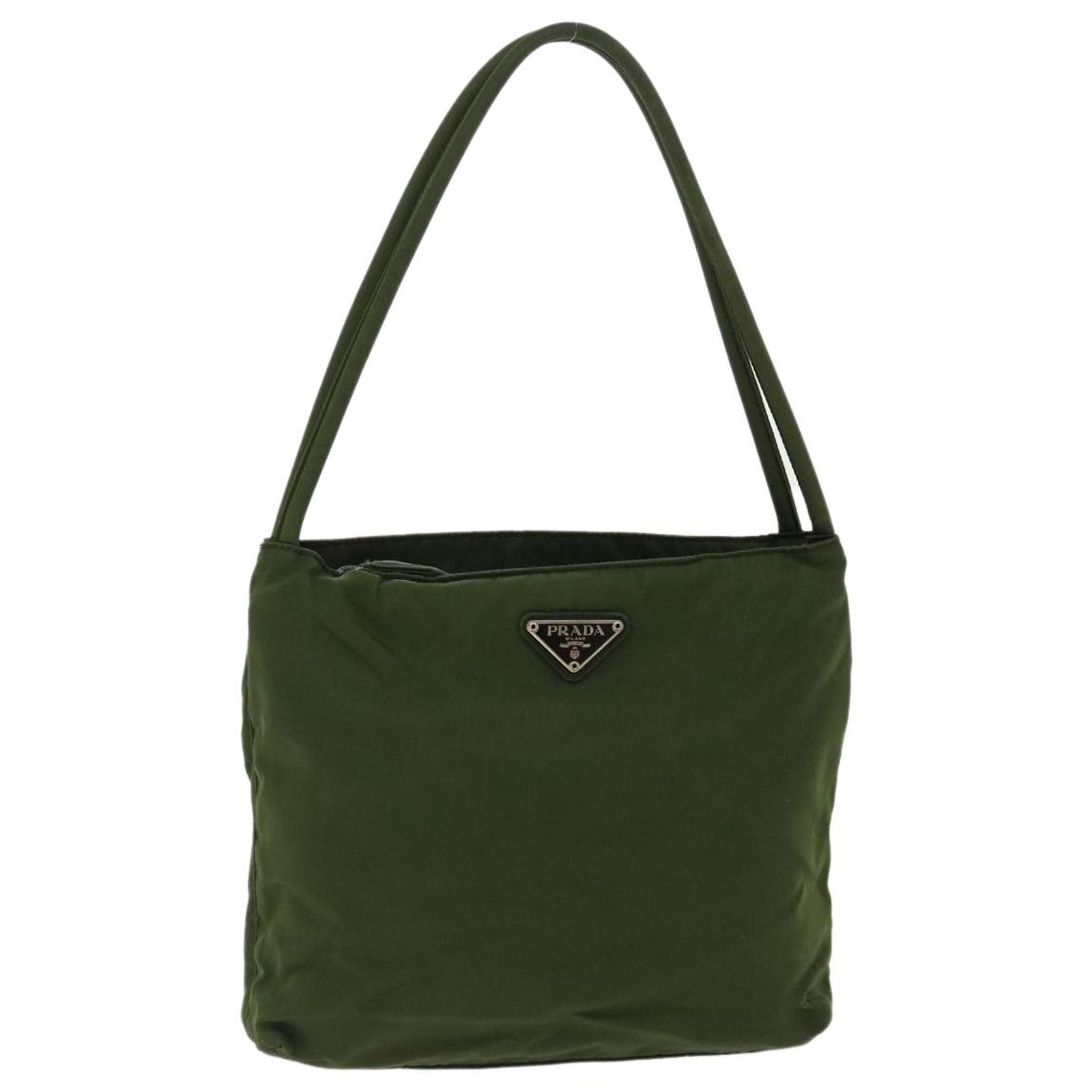 PRADA Shoulder Bag Nylon Green Auth ar8328 ref.848402 - Joli Closet