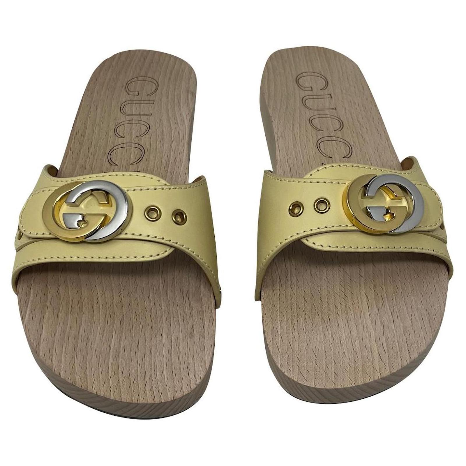 Gucci store wooden slides