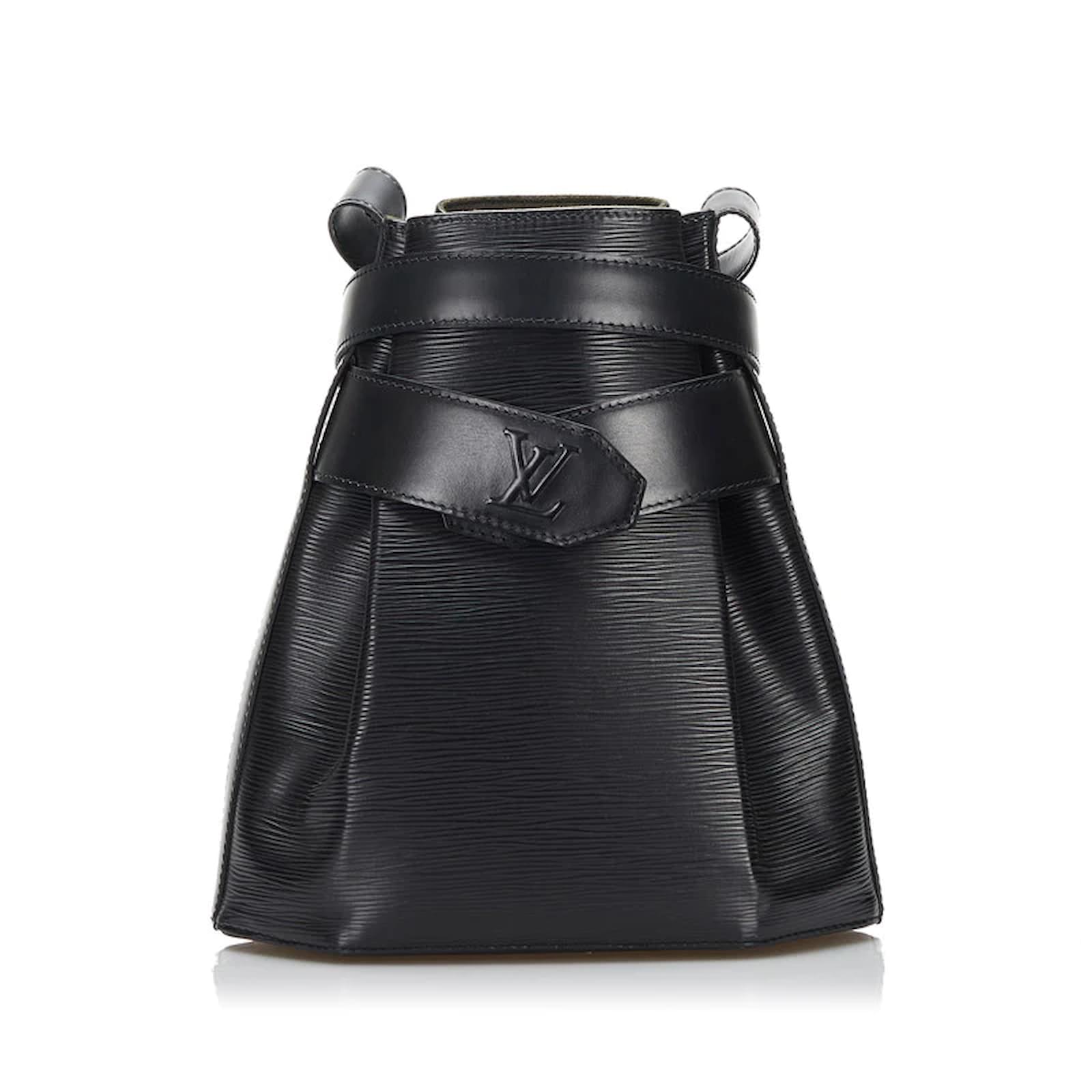 Louis Vuitton Epi Sac De Paule M80157 Black Leather Pony-style