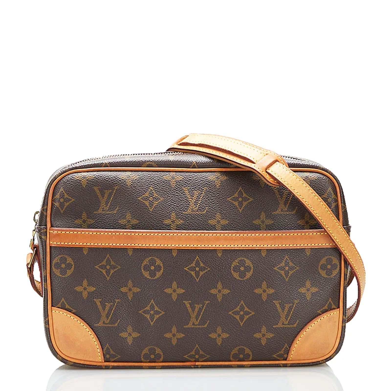 Brown Louis Vuitton Monogram Trocadero 27 Crossbody Bag