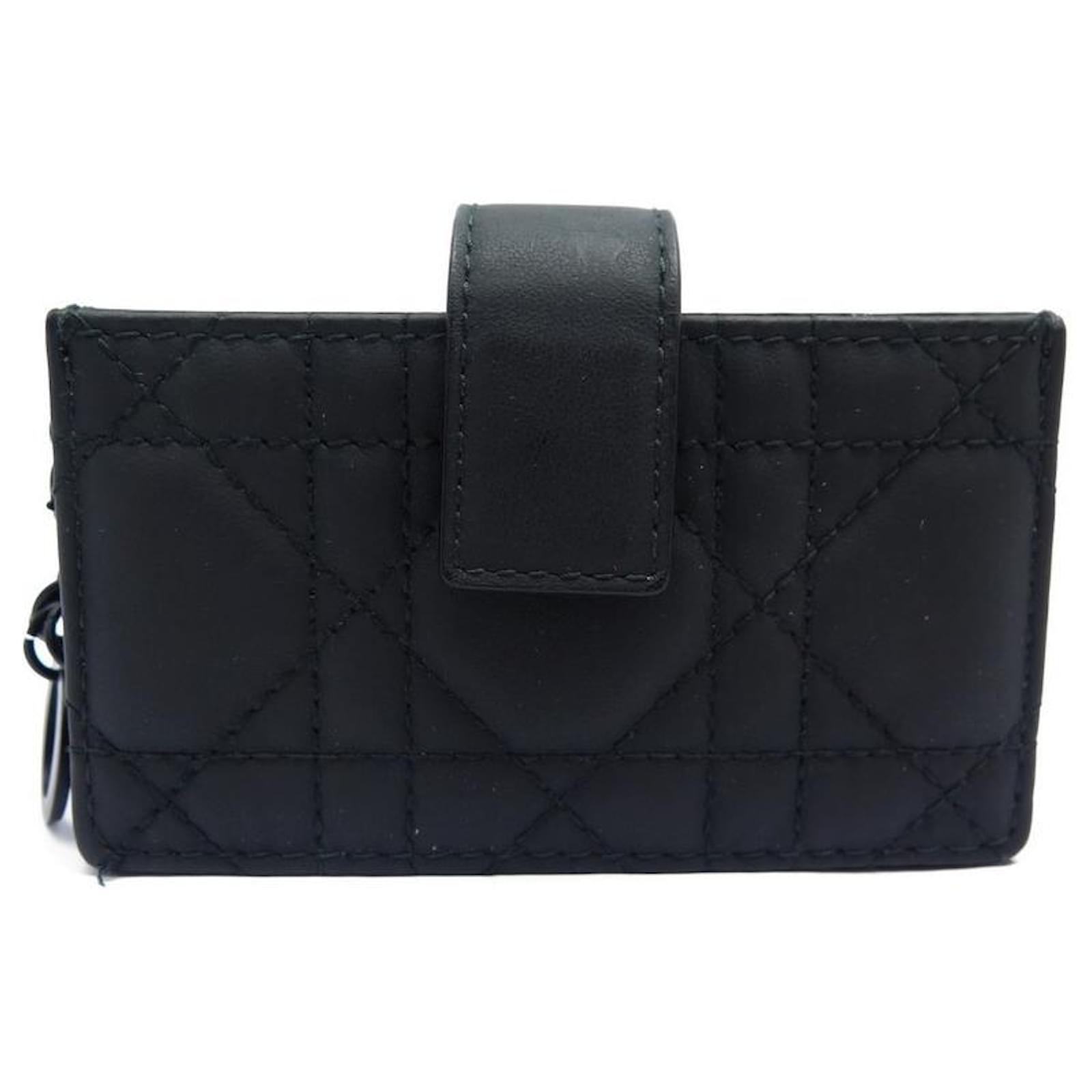 NEW CHRISTIAN DIOR CARD HOLDER WITH LADY DIOR S POCKETS0074SL0I CARD