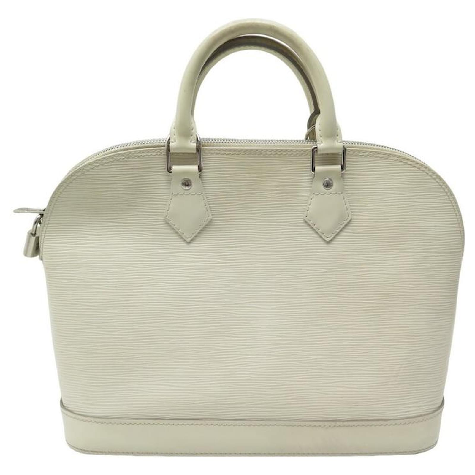 Louis Vuitton Vintage - Epi Alma GM - White - Epi Leather Handbag