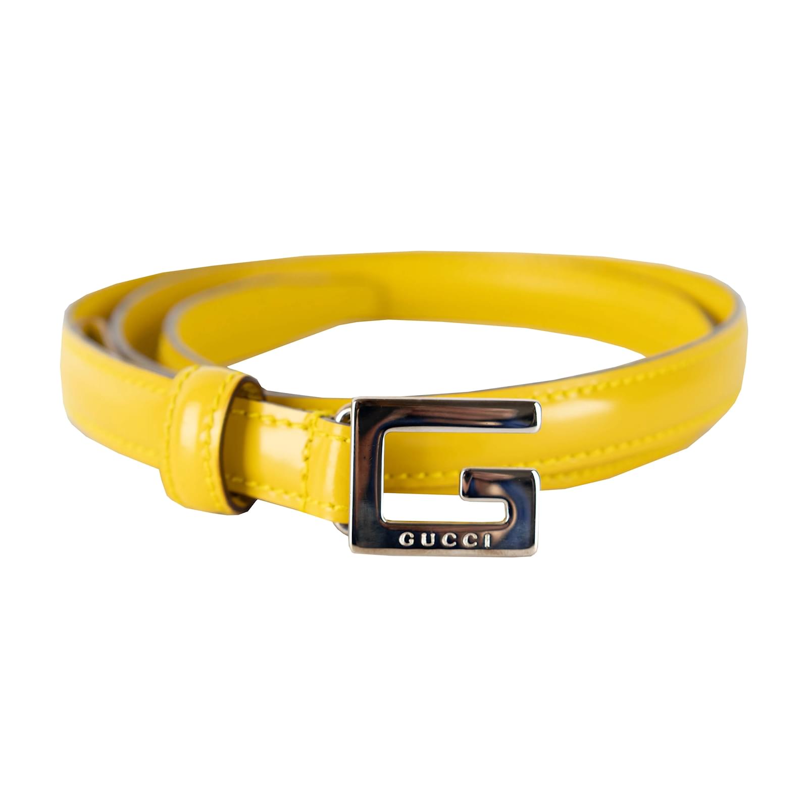 Gucci Yellow Belt Leather  - Joli Closet