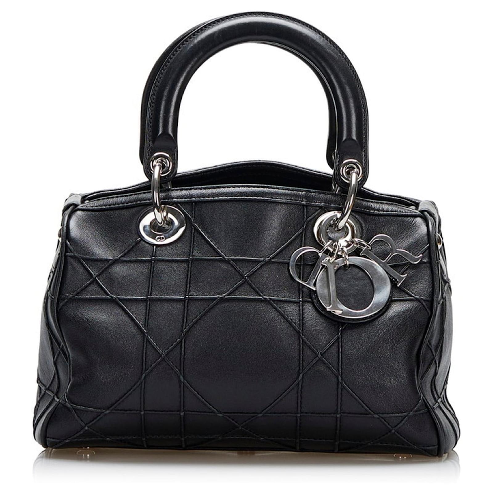 Dior Lady Dior Black Leather ref.849843 - Joli Closet