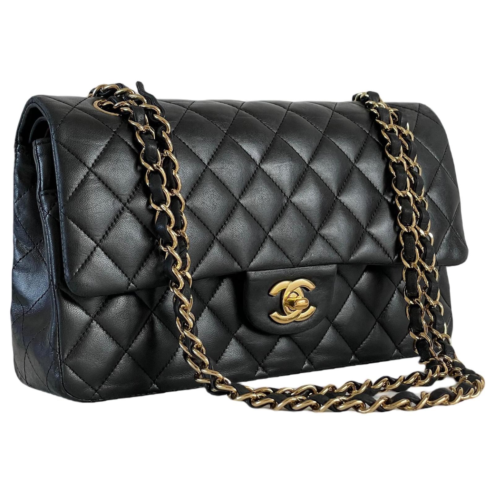 Chanel Classic Medium Double Flap Bag with 24k gold plated hardware – The  Hosta