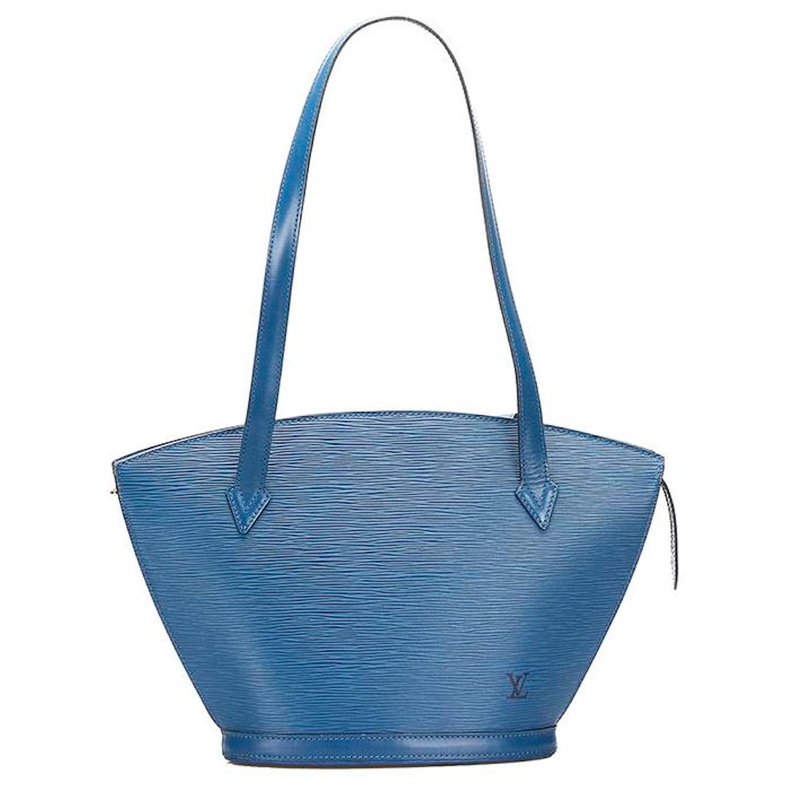 LOUIS VUITTON Epi Saint Jacques PM Blue