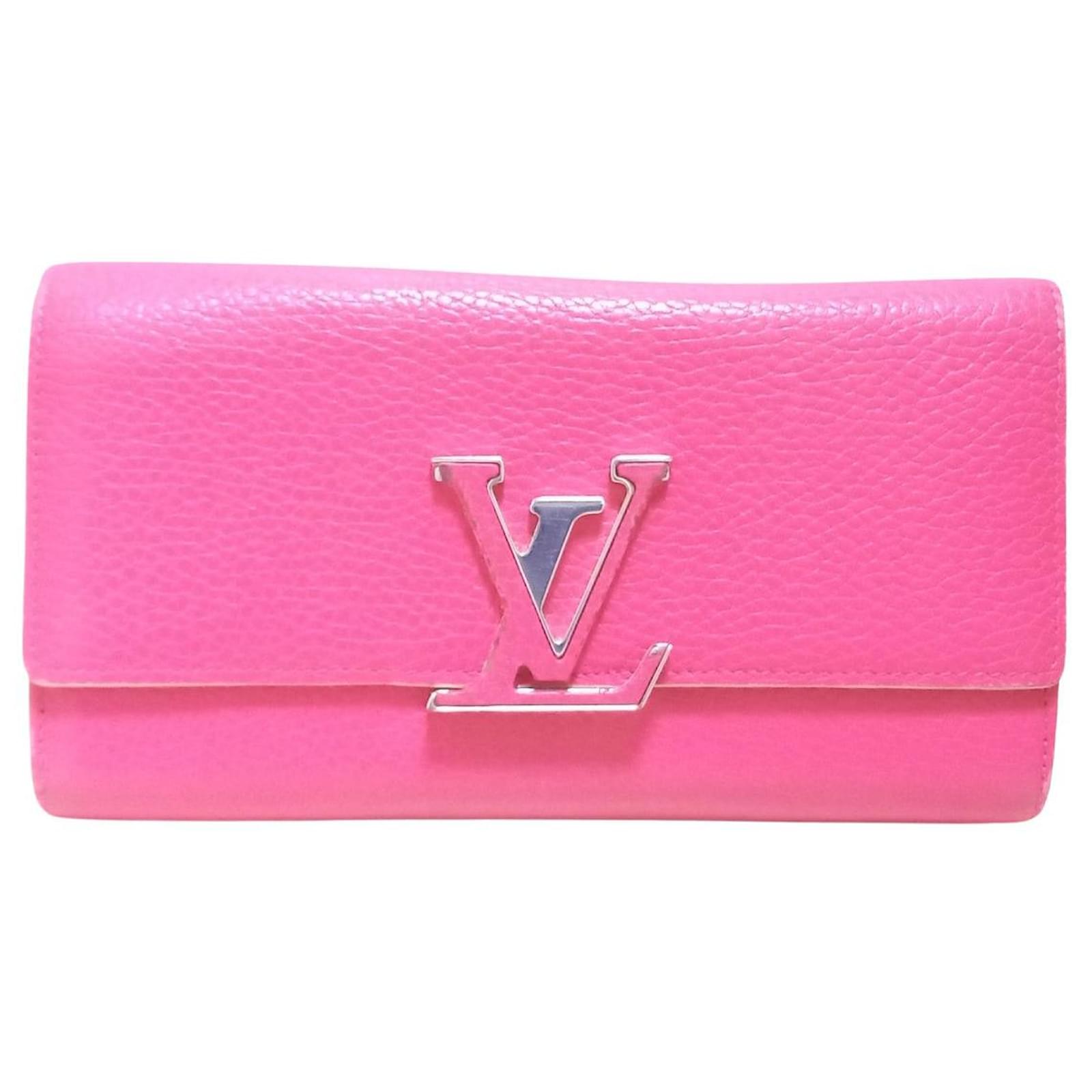 Louis Vuitton Capucines Pink Leather ref.181881 - Joli Closet