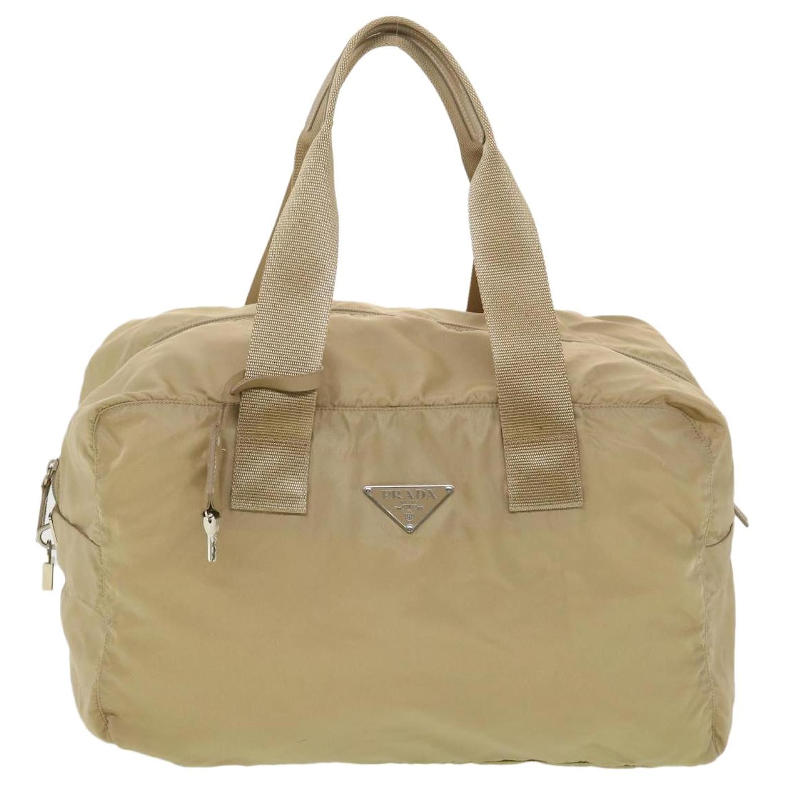 Prada ReNylon Beige Synthetic ref.851057 Joli Closet