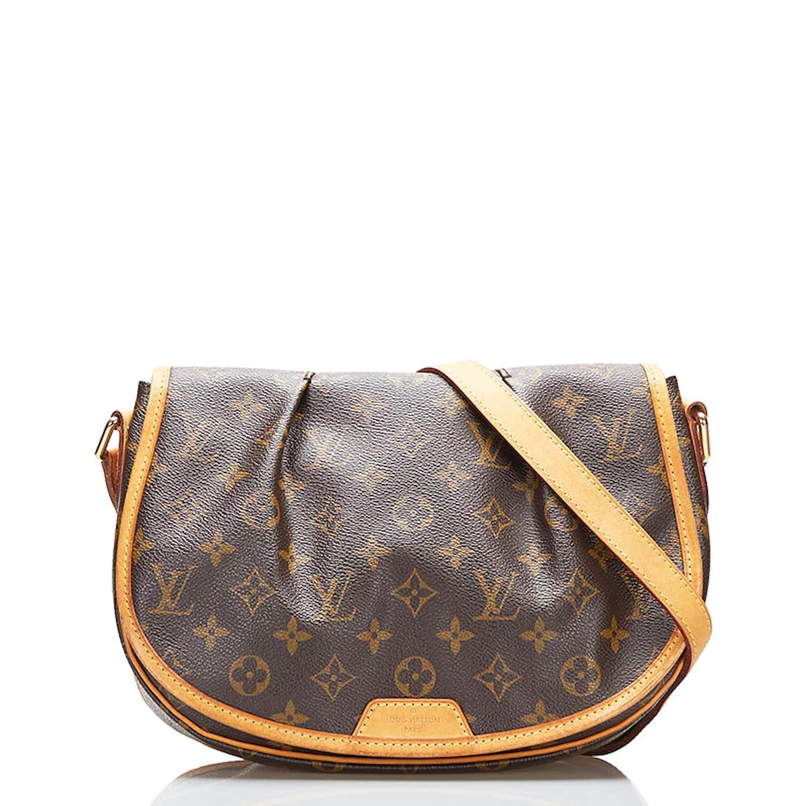 Louis Vuitton Menilmontant PM M40474 Monogram Canvas Crossbody Bag