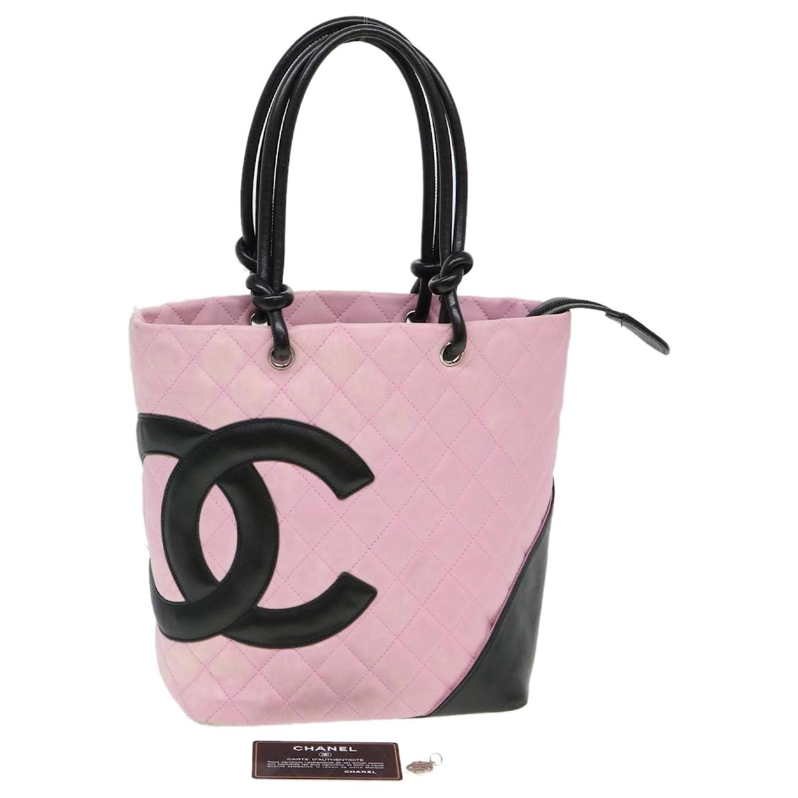CHANEL Cambon Line Shoulder Bag Caviar Skin Pink CC Auth am4029 ref.852668  - Joli Closet