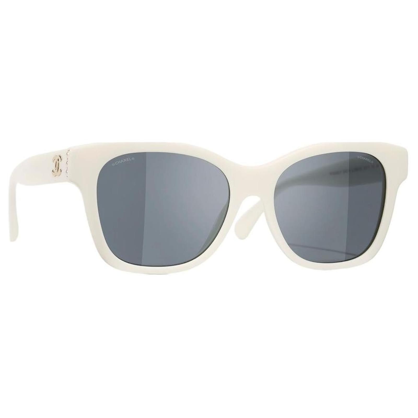 CHANEL Acetate Polarized Square CC Sunglasses 5380 Black 1008880