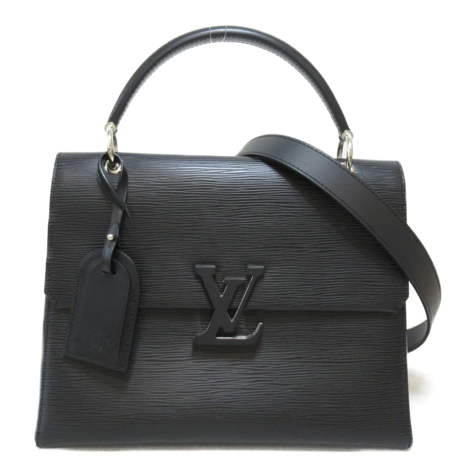 Louis Vuitton Epi Grenelle MM M53691 Black Leather Pony-style