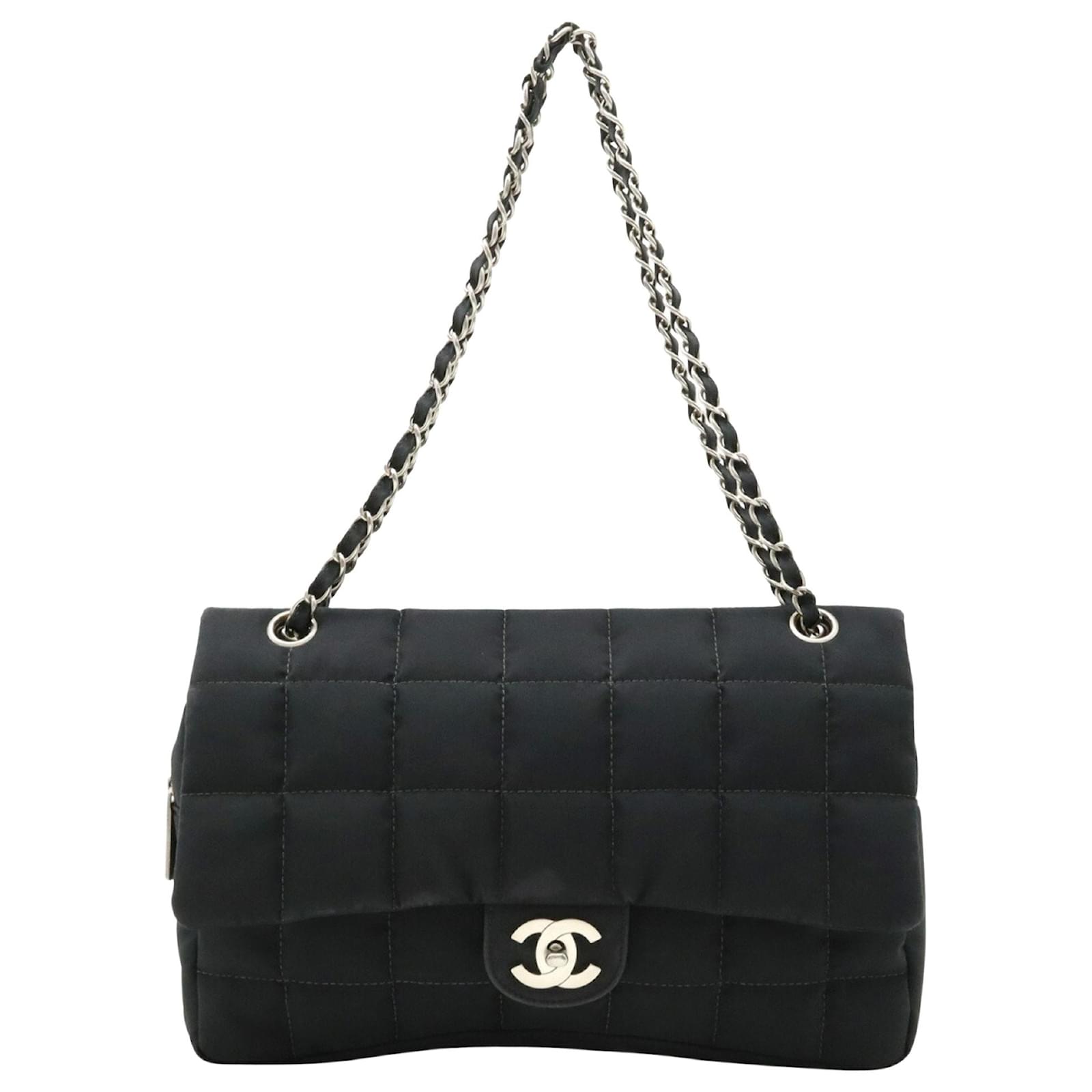 Chanel Chocolate bar Black Synthetic ref.853294 - Joli Closet