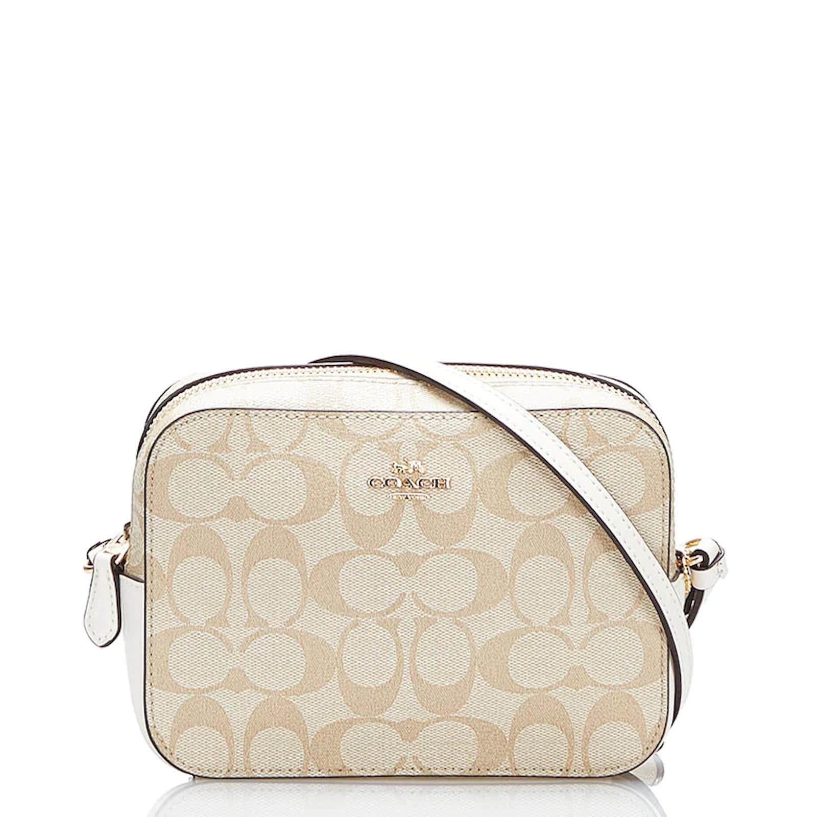 Coach White - Leather - Jamie Crossbody Bag Coach