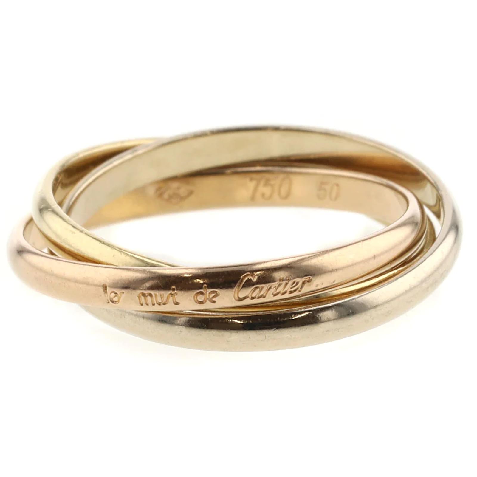 Cartier Trinity Ring Golden Metal Gold ref.853796 - Joli Closet