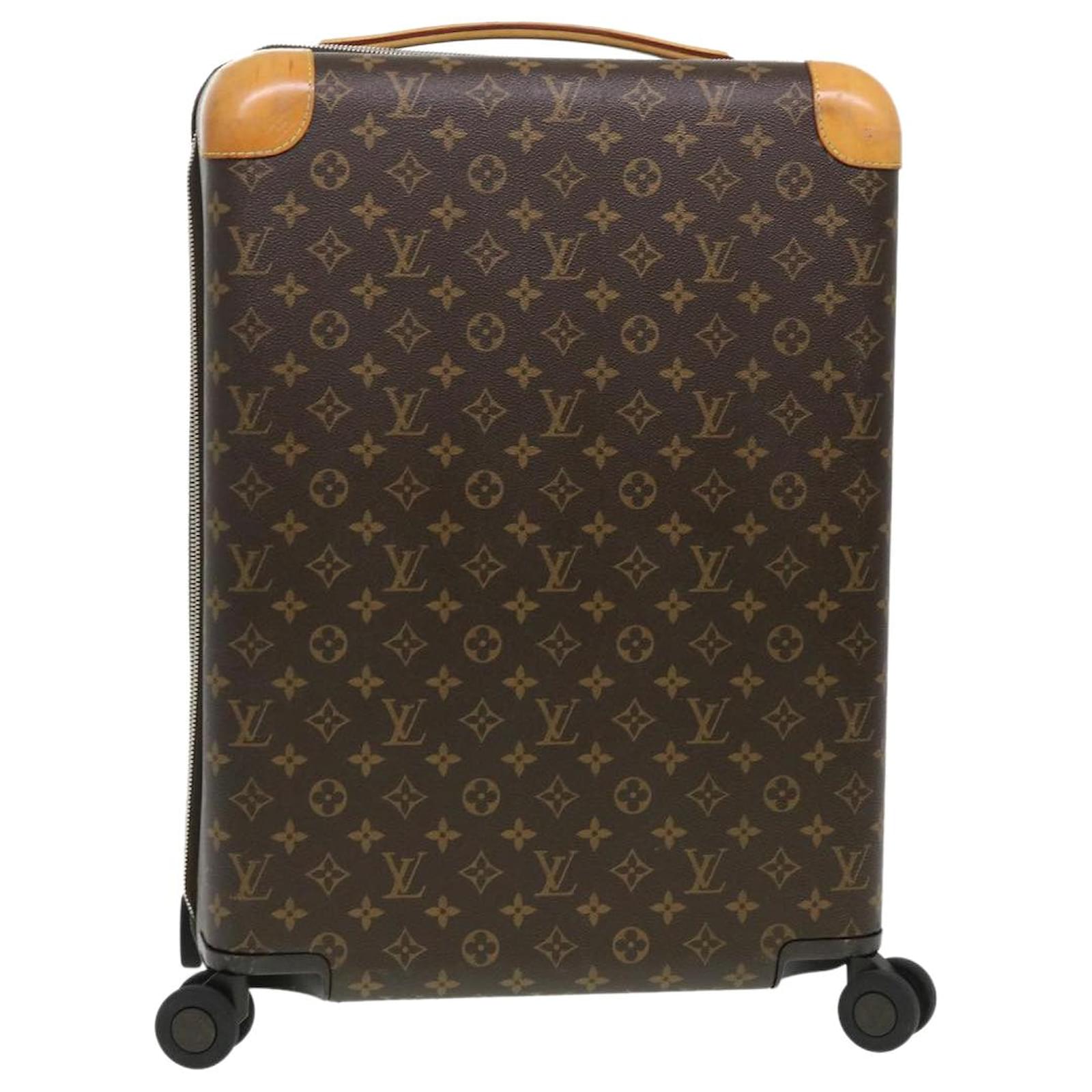 LOUIS VUITTON Monogram Titanium Horizon 55 Roller Suitcase M41226 LV Auth  ak157A