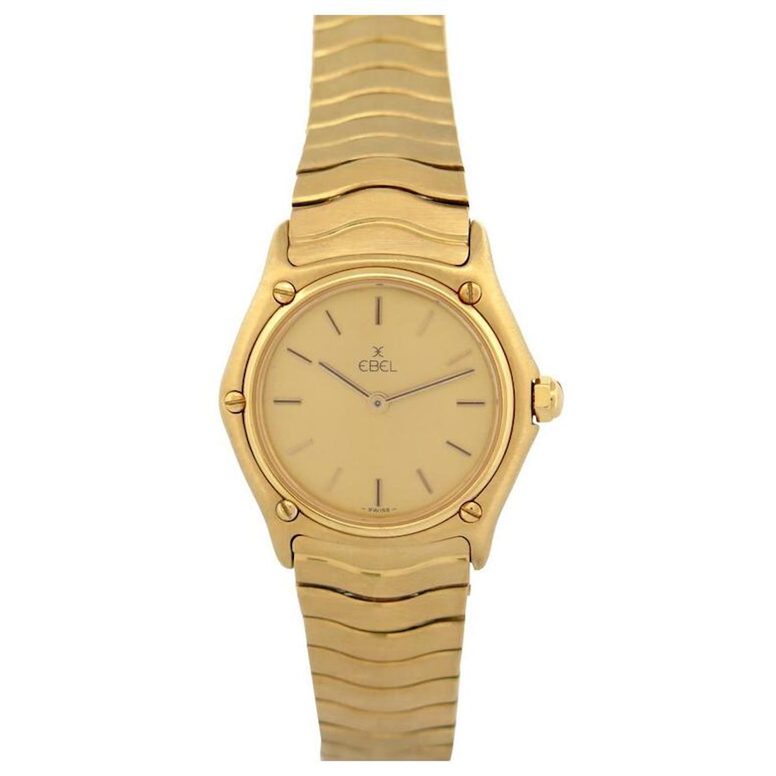 Gold Ebel Wave Damenuhr Ebel Classic Wave Gold 181908 181908