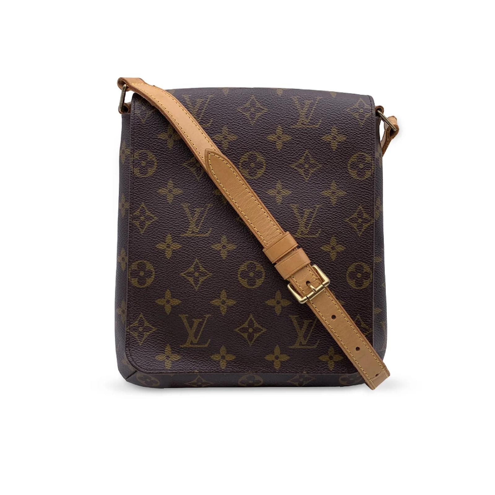 Louis Vuitton Ebene brown Monogram Canvas Musette Salsa Crossbody Bag