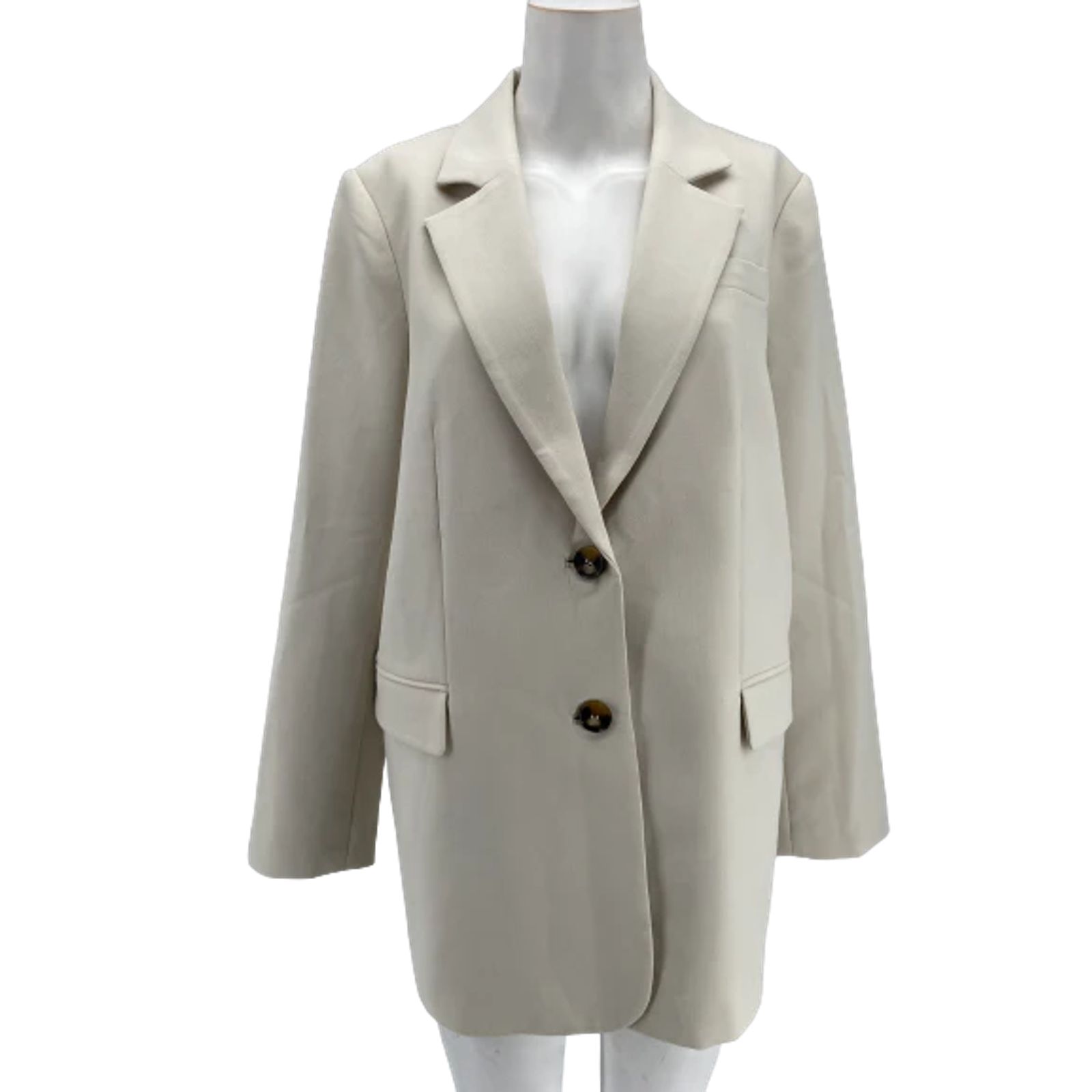 Veste Vintage Légère En Coton Blanc Avec Jolis Motifs - Taille S - Occasion Très Bon état
