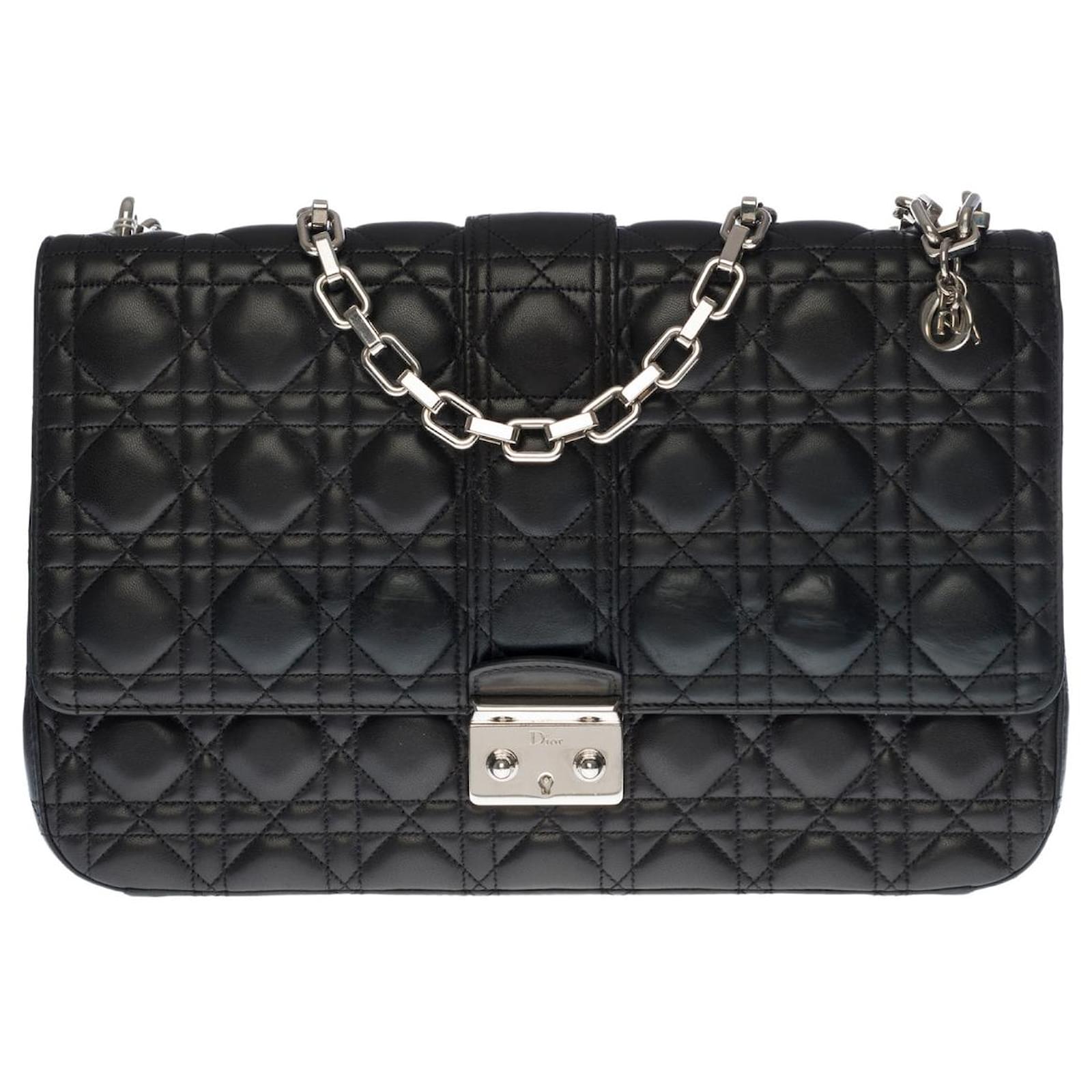 Christian Dior DIOR Miss Dior Bag in Black Leather