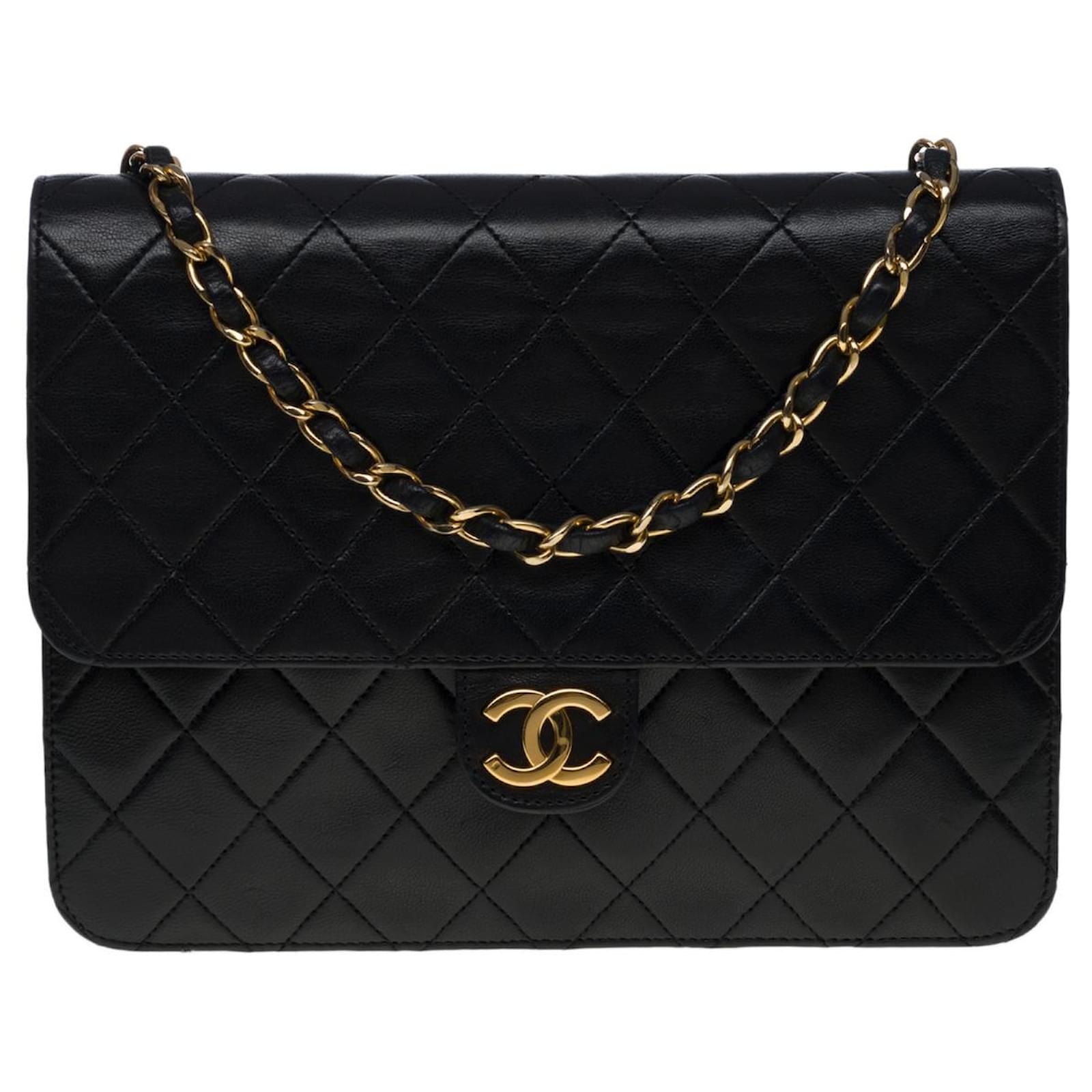 Timeless/classique leather crossbody bag Chanel Black in Leather