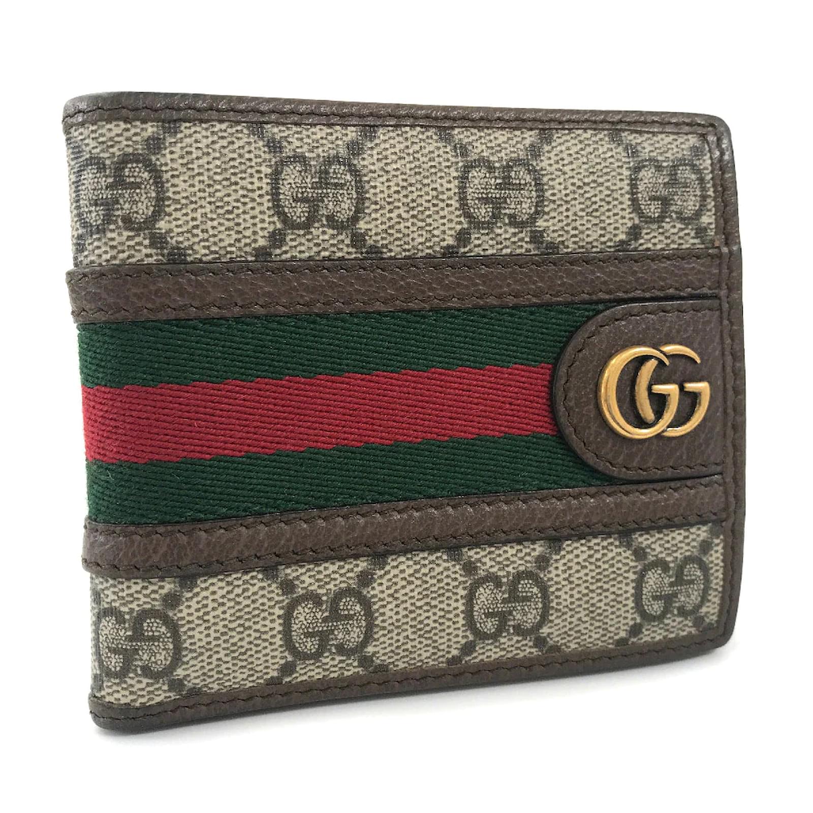 GUCCI Gg Supreme Canvas Card Holder for Men