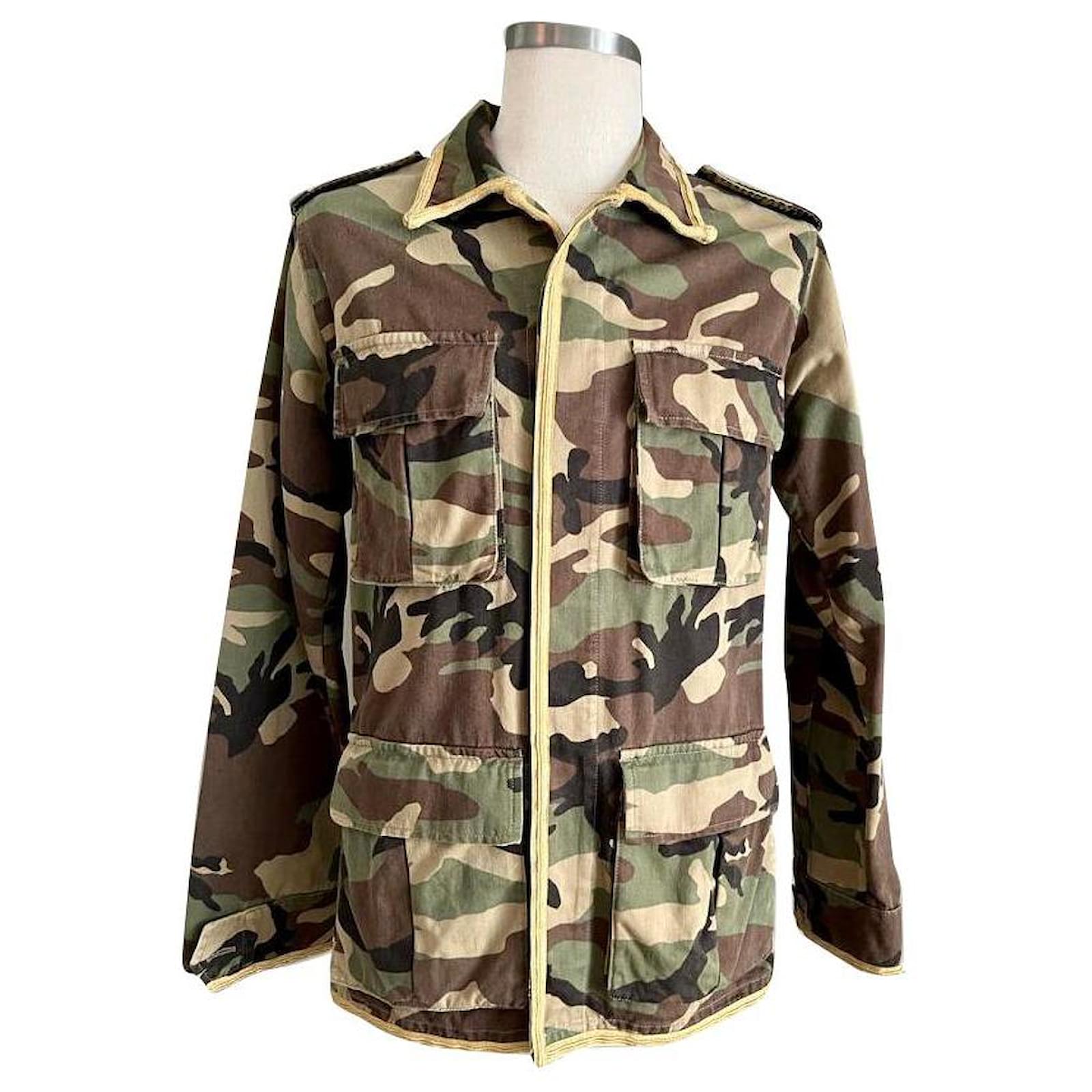 Cotton camouflage outlet jacket