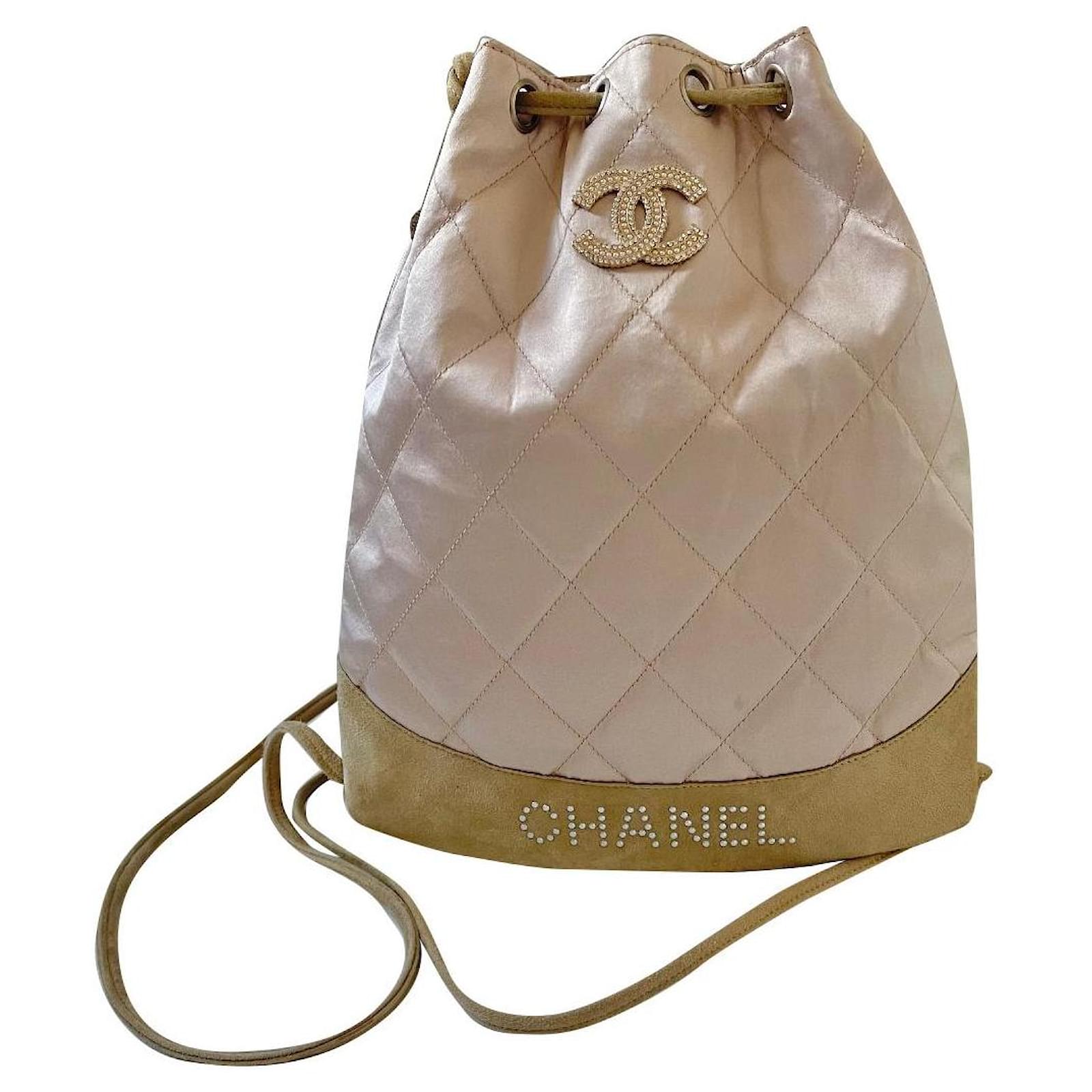 Chanel Gabrielle Gold Backpack