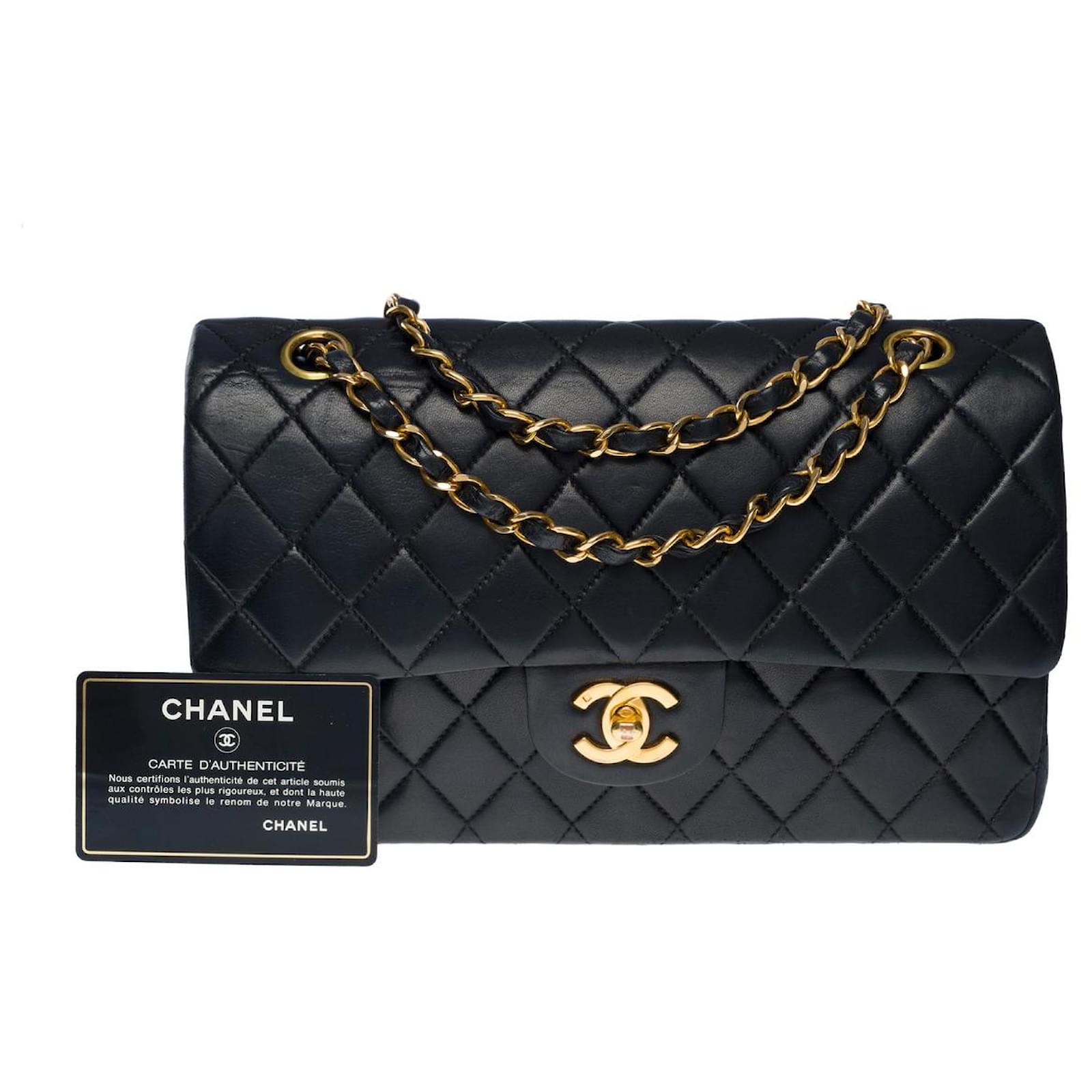 Sac Chanel Timeless/classic black leather - 101132 ref.857054