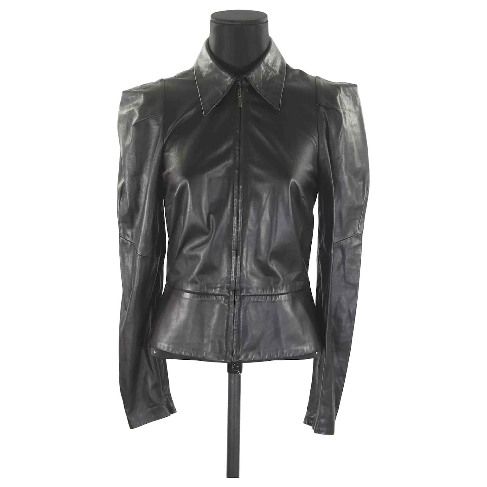 Barbara Bui Jacket 38 Black Leather ref.857672 - Joli Closet