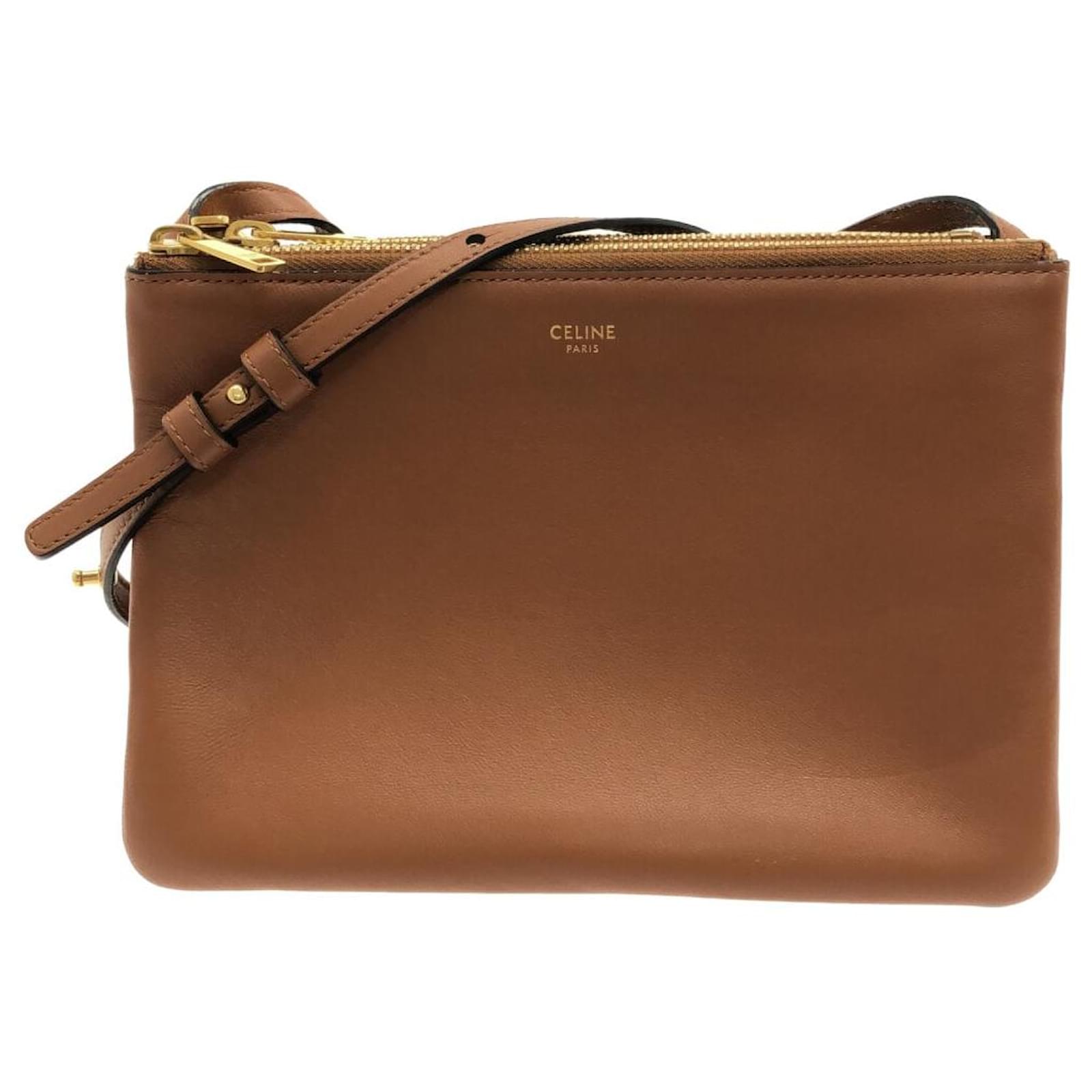 Sac à main en cuir Celine Marron en Cuir - 55412575