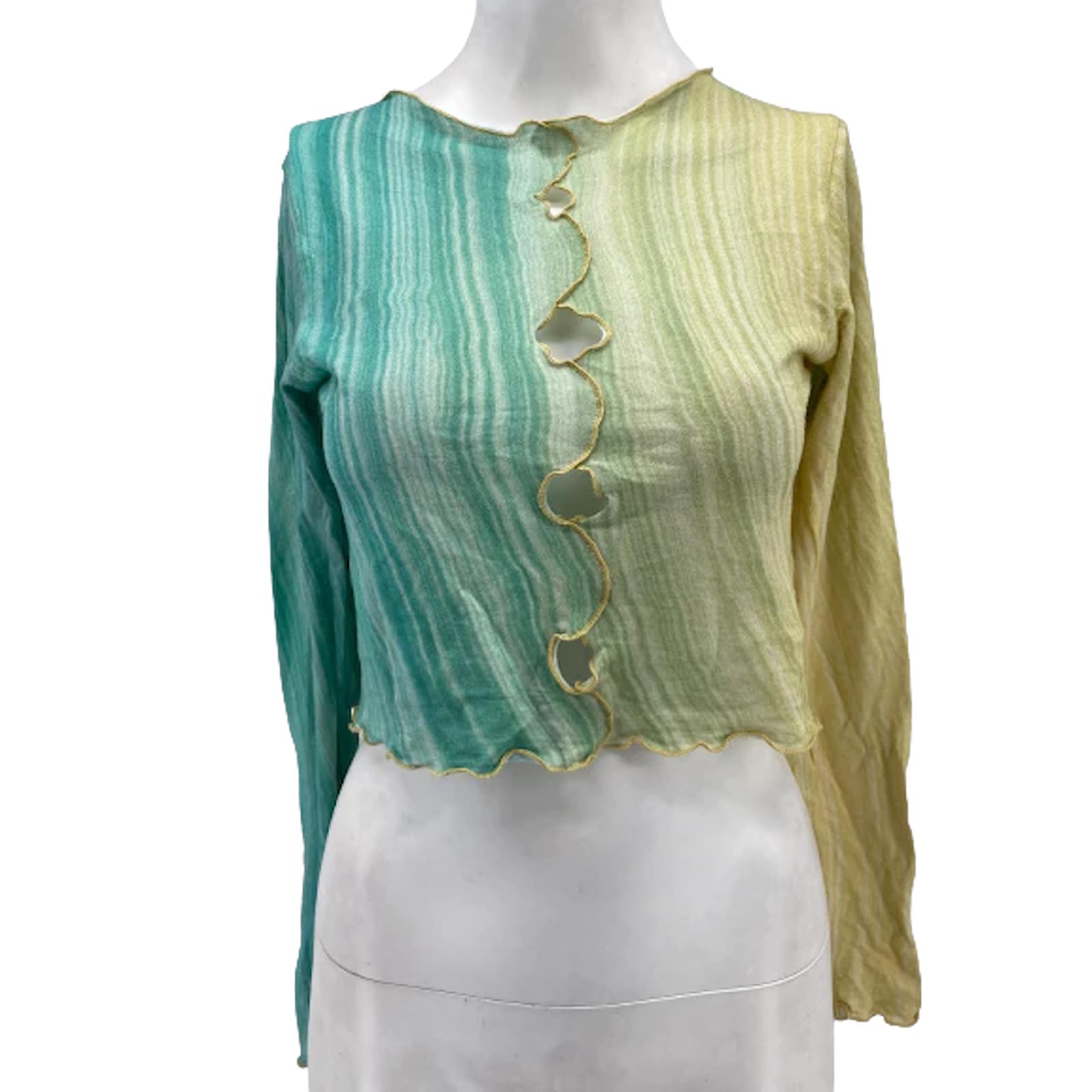 Autre Marque PALOMA WOOL Tops T.International S Cotton Green ref