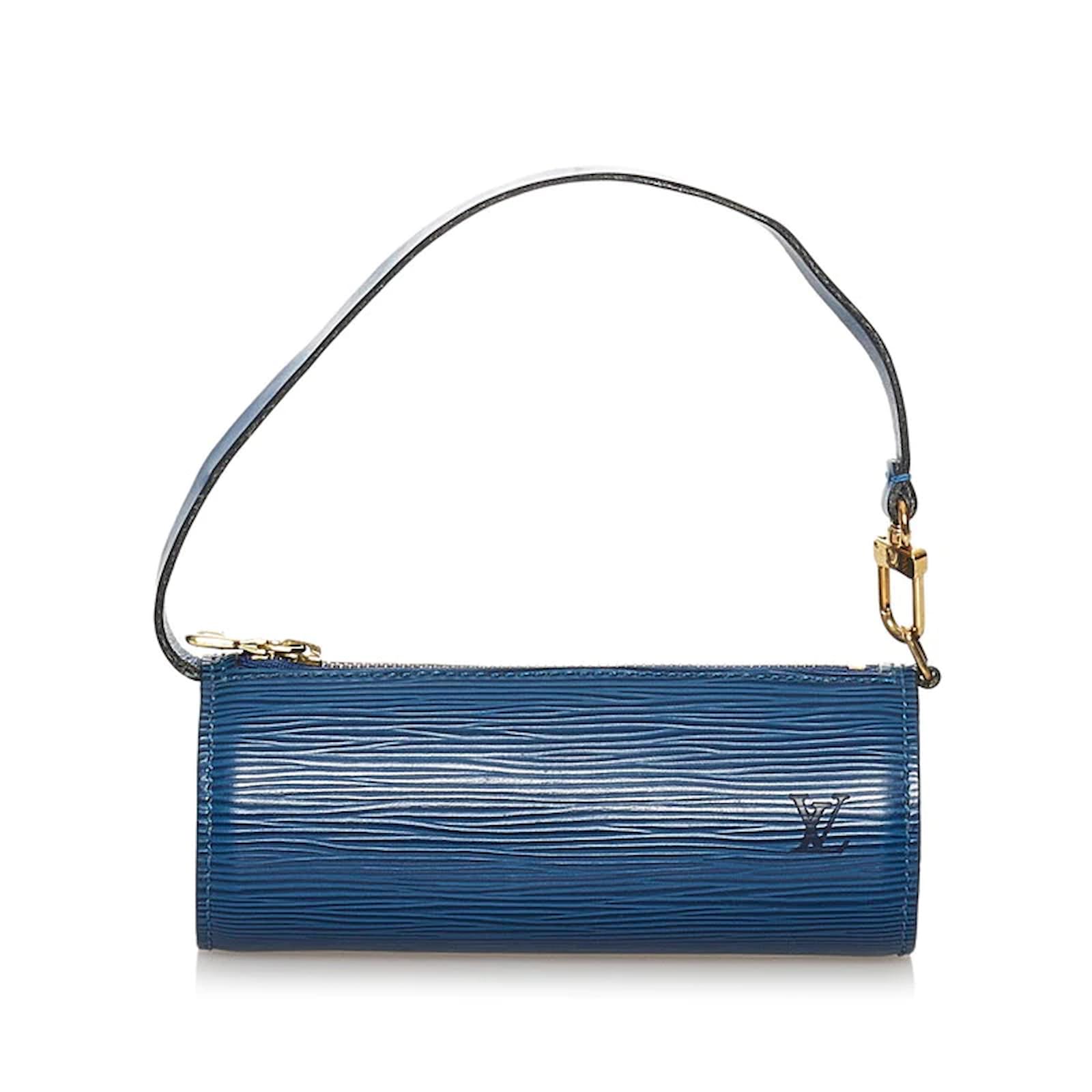 Louis Vuitton Epi Soufflot with Pouch M52225 Blue Leather Pony-style  calfskin ref.834301 - Joli Closet