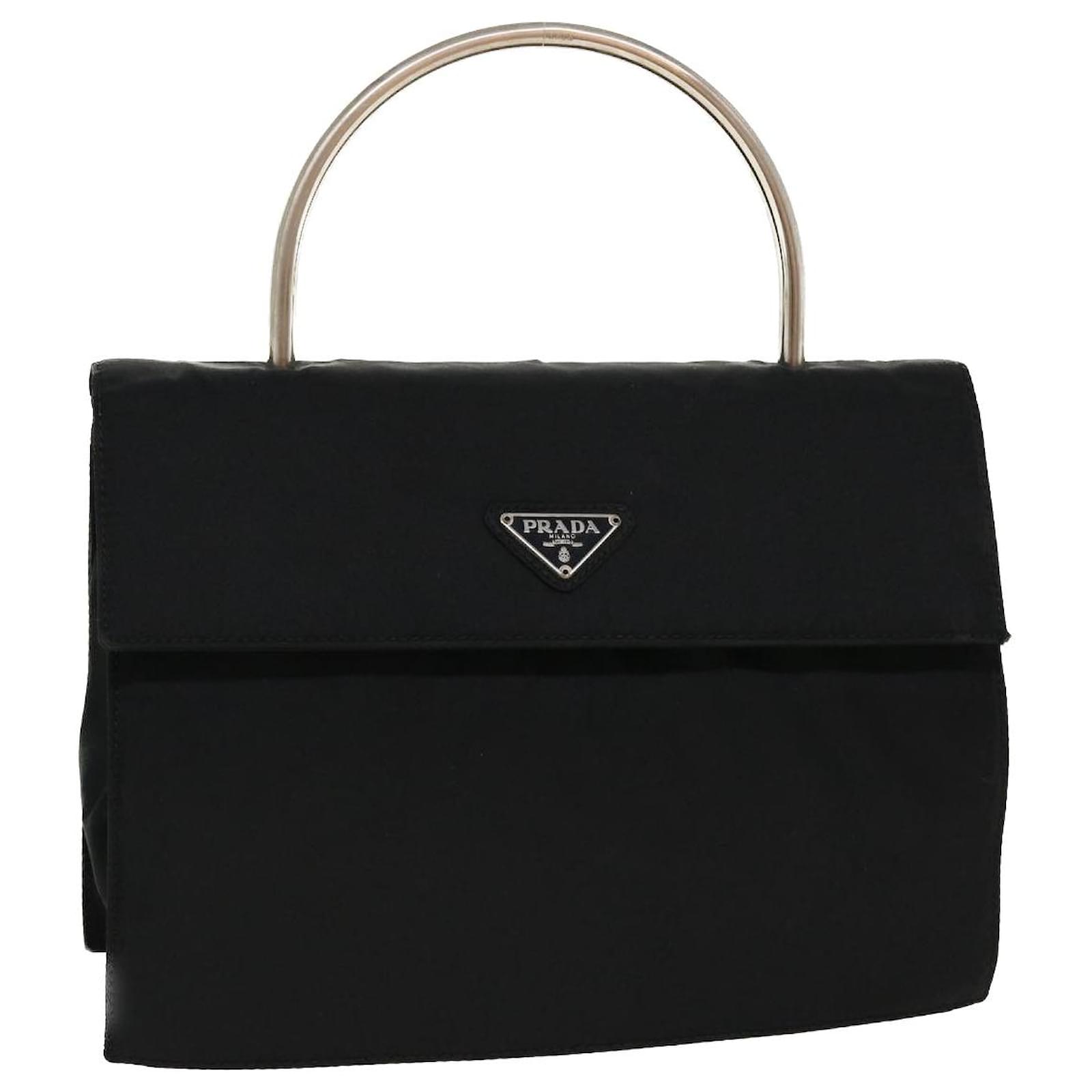 PRADA Hand Bag Nylon Black Auth yk6260 ref.859177 - Joli Closet