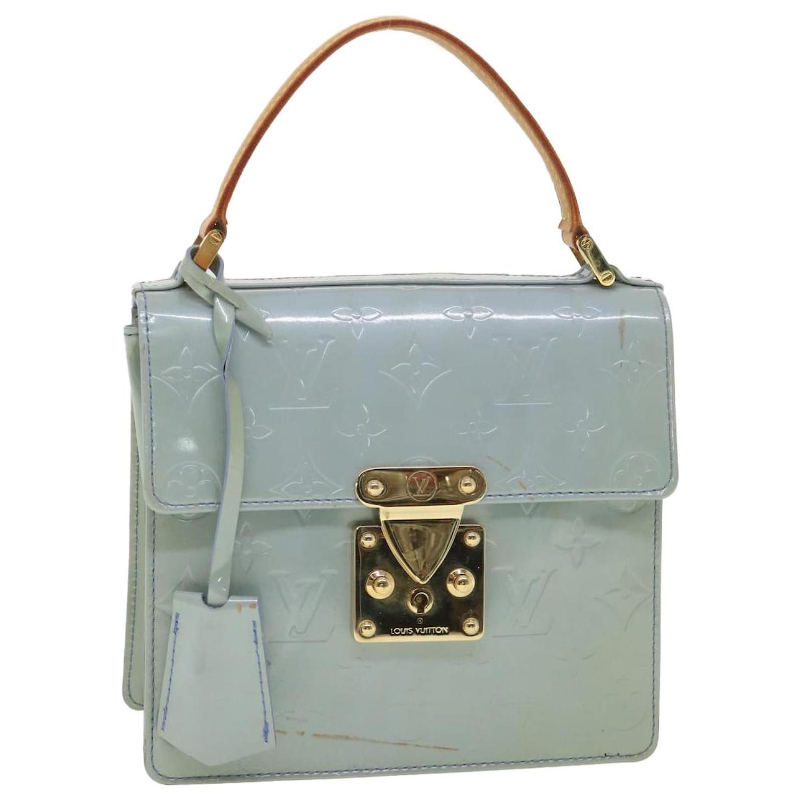 LOUIS VUITTON BLUE VERNIS SPRING STREET BAG