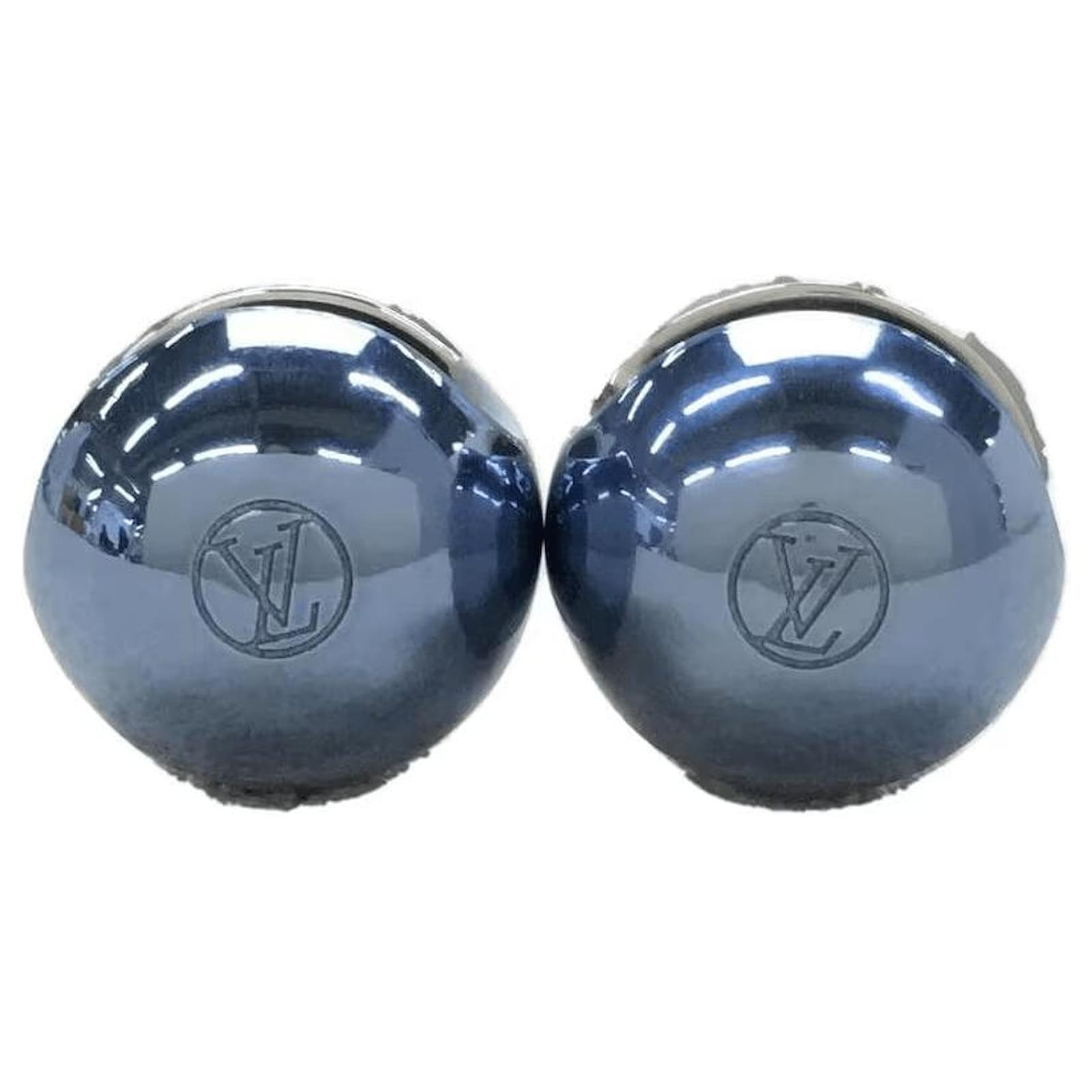 LOUIS VUITTON Booked Reille Planet Earrings Blue ref.859367 - Joli Closet