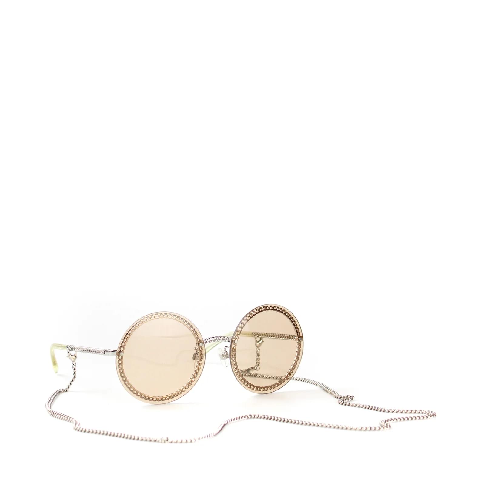 Sunglasses Square Sunglasses acetate  glass pearls  Fashion  CHANEL