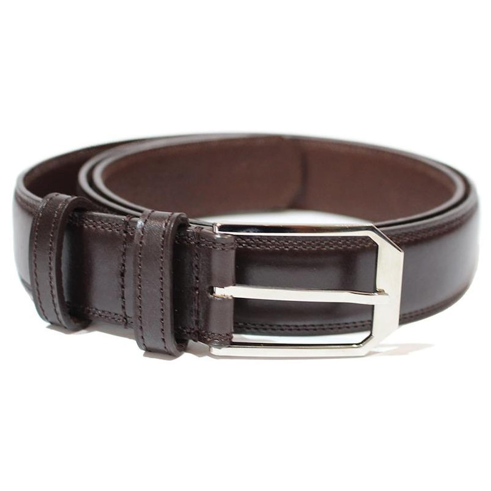 John Lobb Belts Brown Leather ref.861205 - Joli Closet