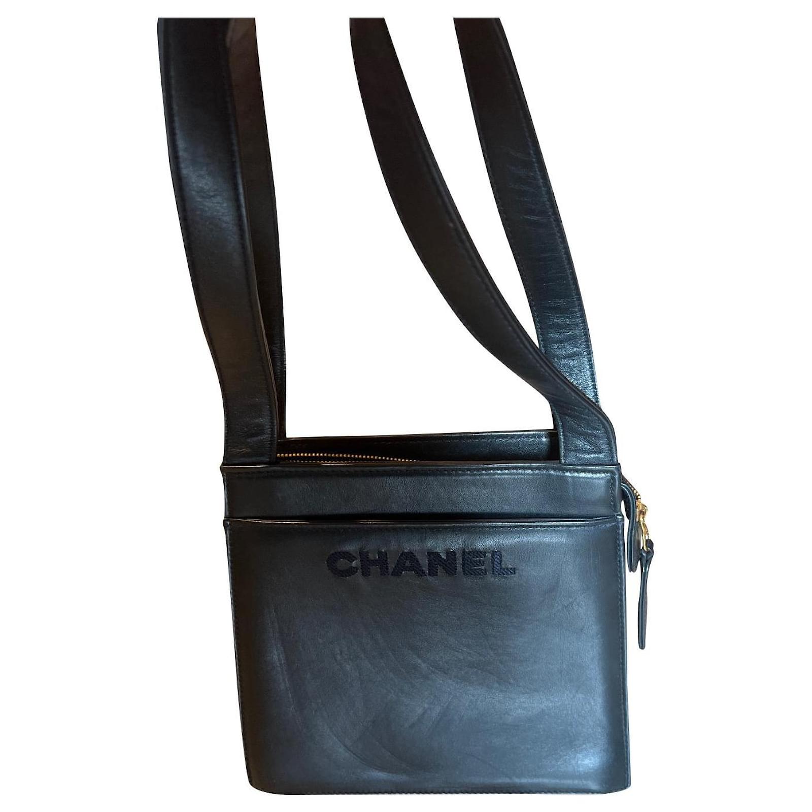 Handbags Chanel Rare Vintage Handbag Chanel Timeless Trapeze Lined Face Duo Caviar Leather Bag