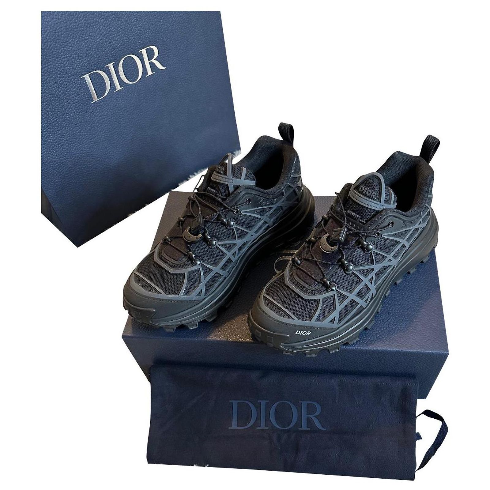 Dior B31 Runner Black Mens DIOR MEN B31 Runner Chunky Sneakers - Black Sneakers, Shoes  main image 4
