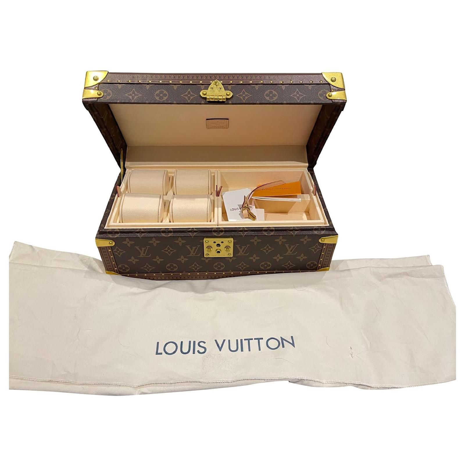 Louis Vuitton Caja de accesorios Castaño Beige Lienzo ref.861518 - Joli  Closet