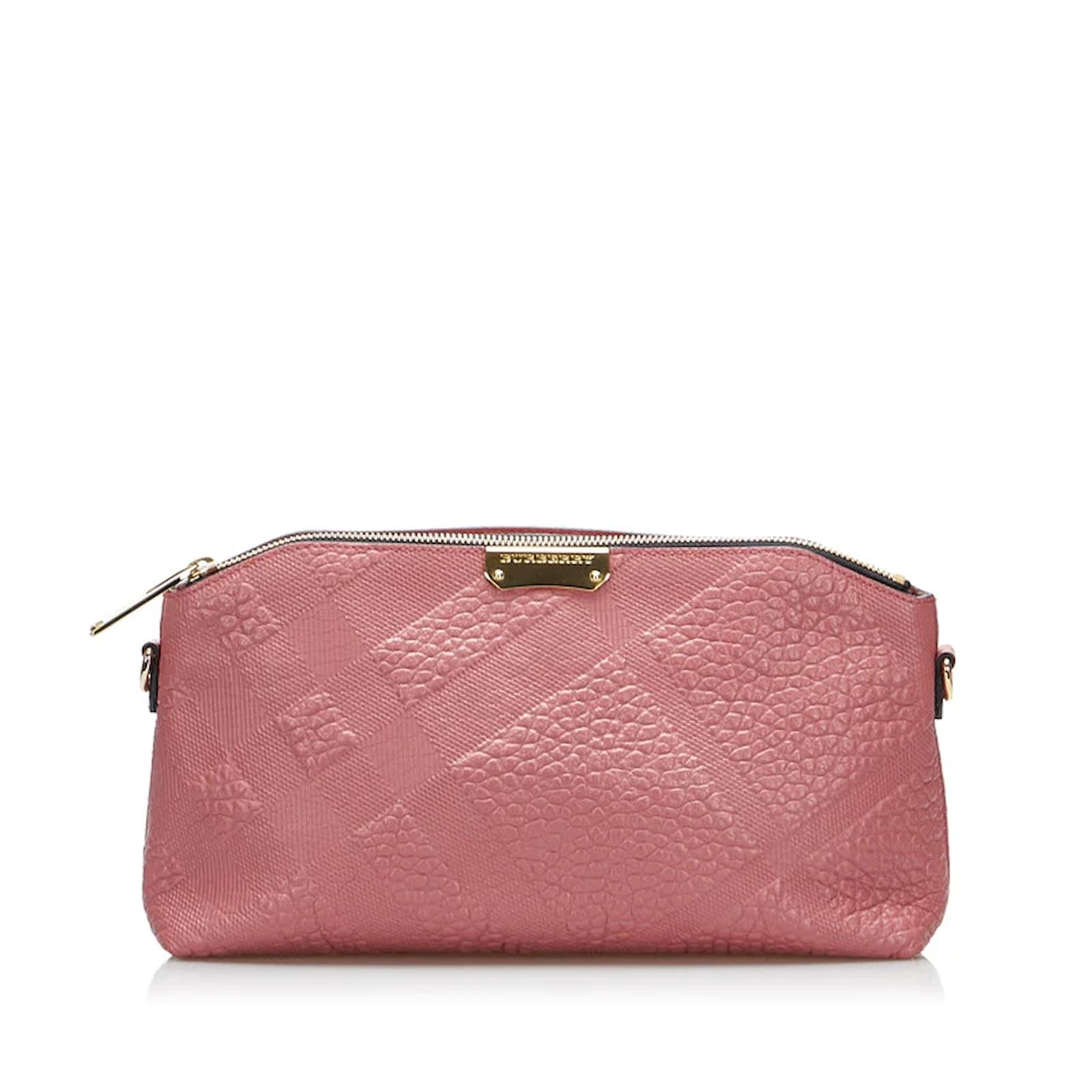 burberry pink clutch