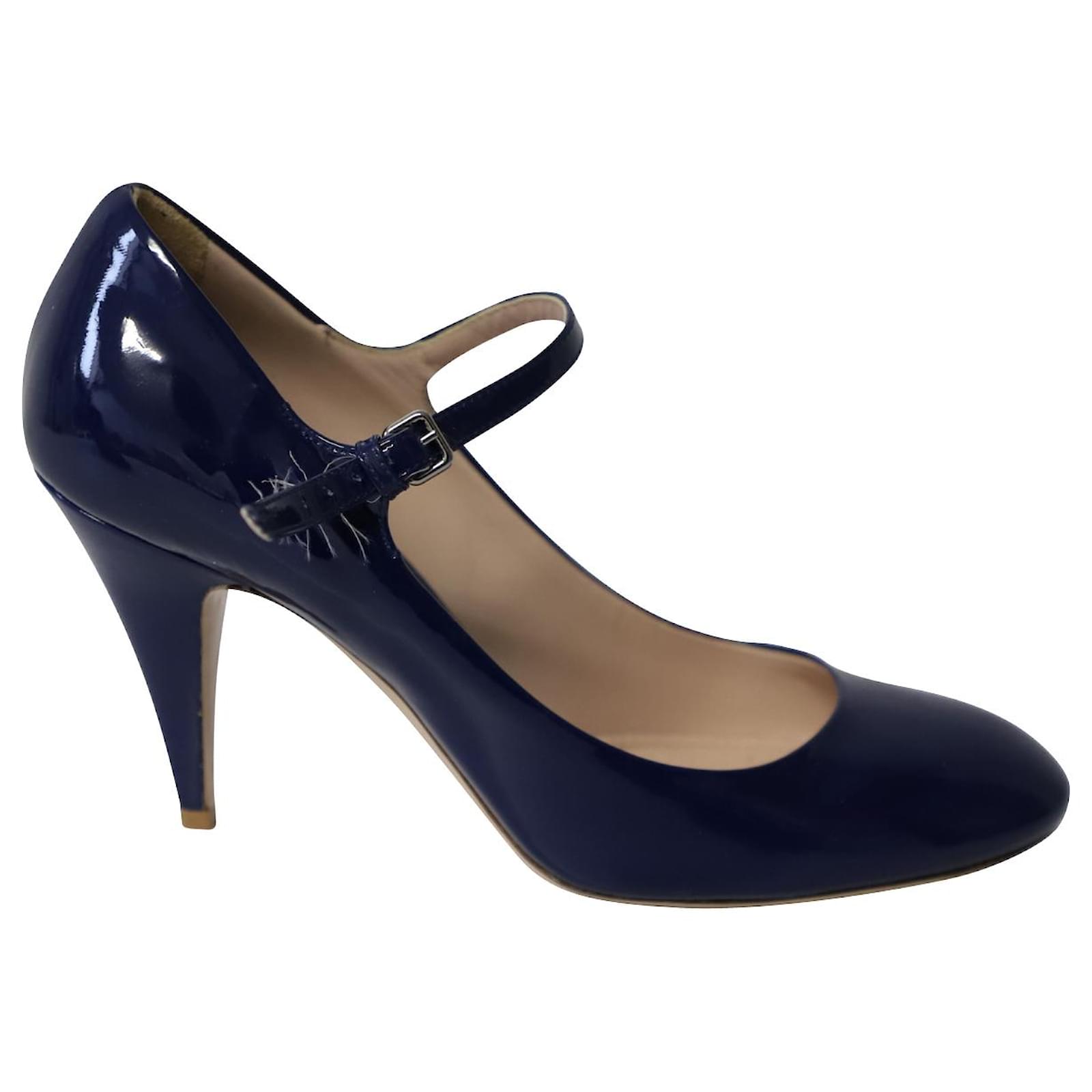 Miu miu patent leather mary sales jane pumps