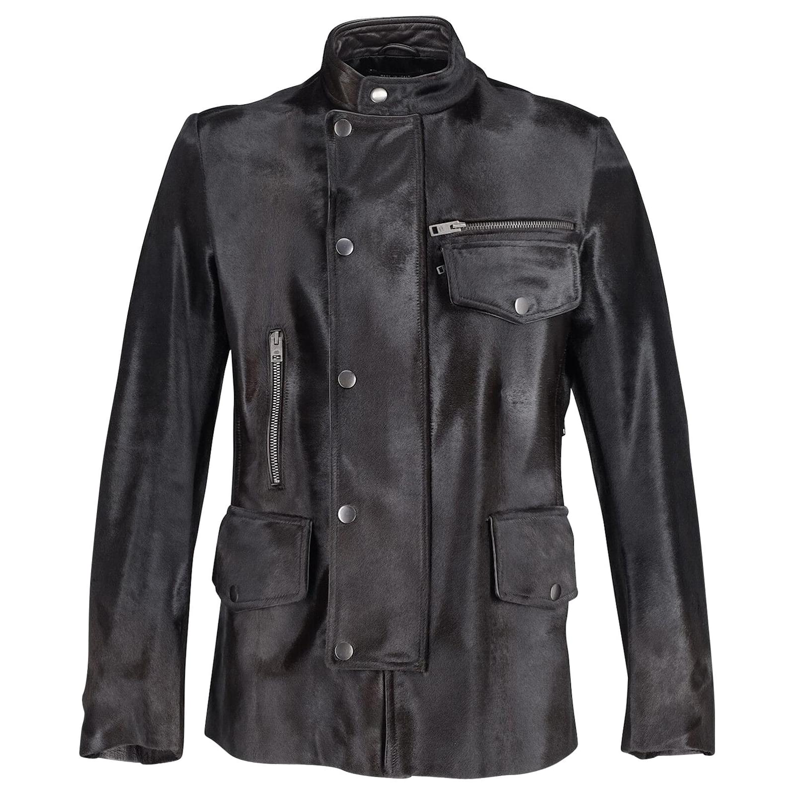 GUCCI Leather Jacket - Black for Men