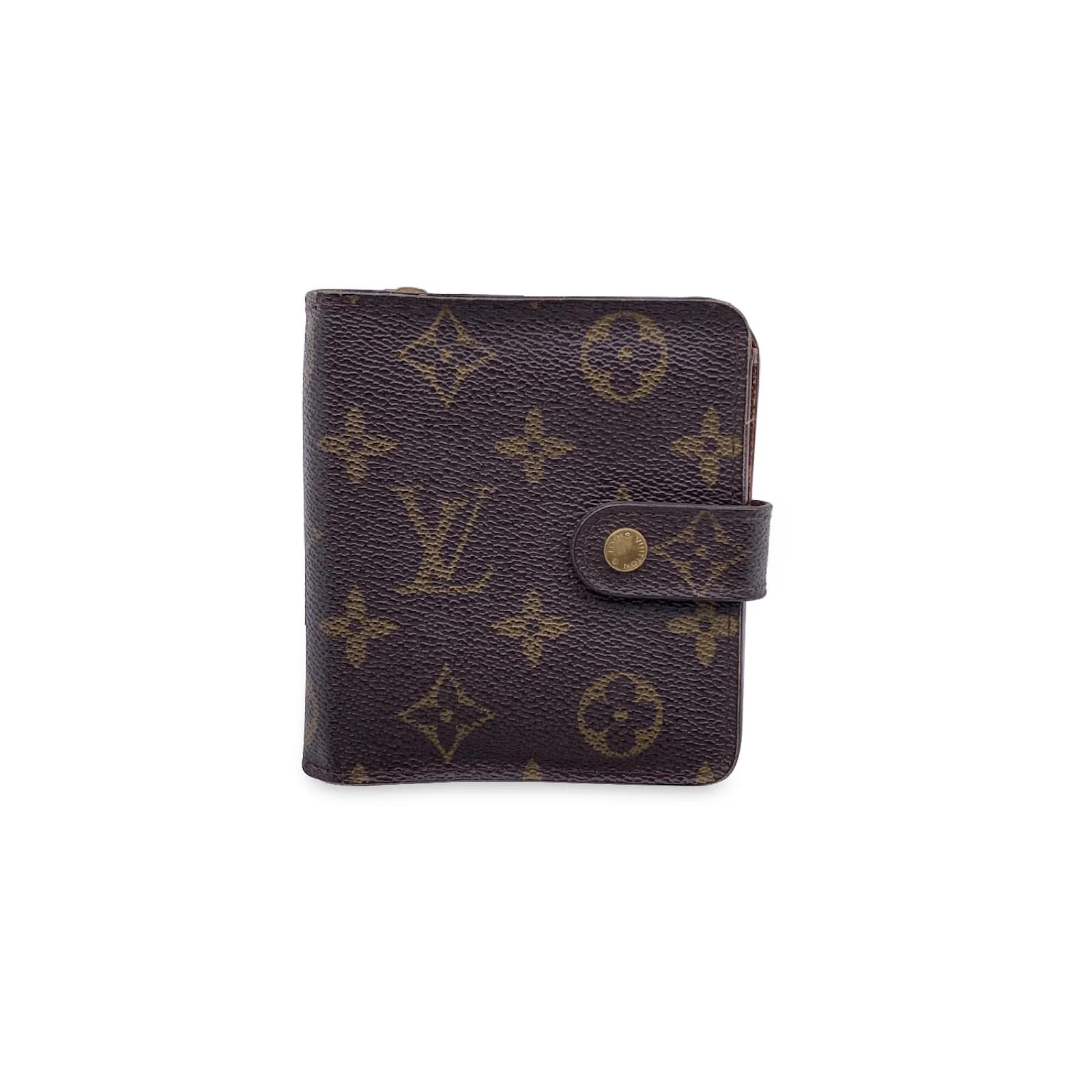 Louis Vuitton Louis Vuitton Compact Zip Bifold Wallet Monogram Canvas M61667