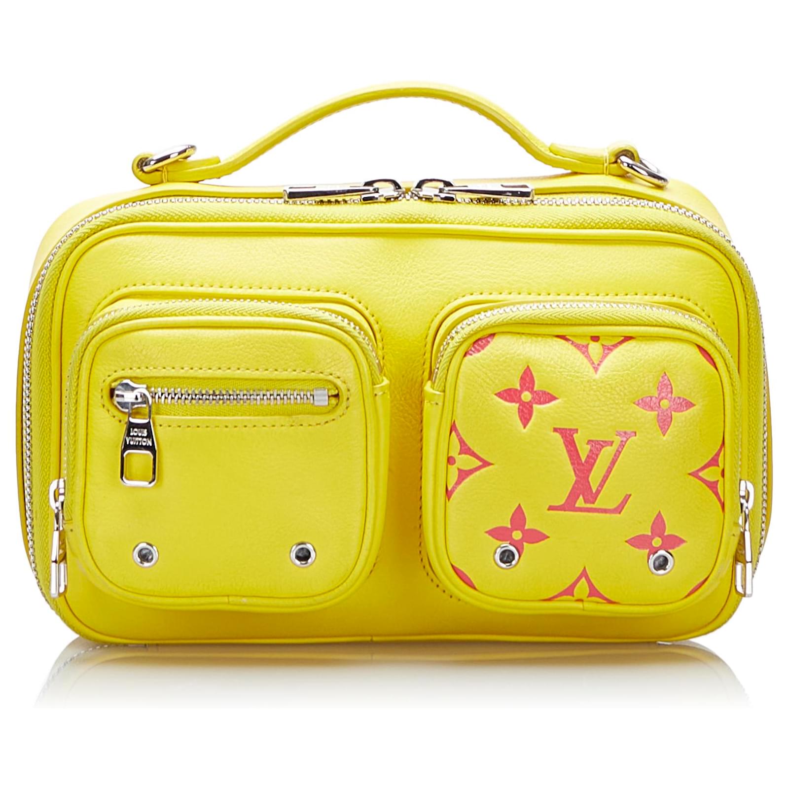 Louis Vuitton Yellow Monogram Empreinte Utility Leather ref.863285