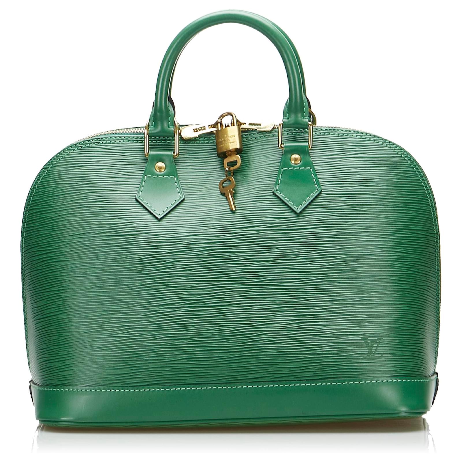 Louis Vuitton Green Epi Alma PM Leather ref.864333 - Joli Closet