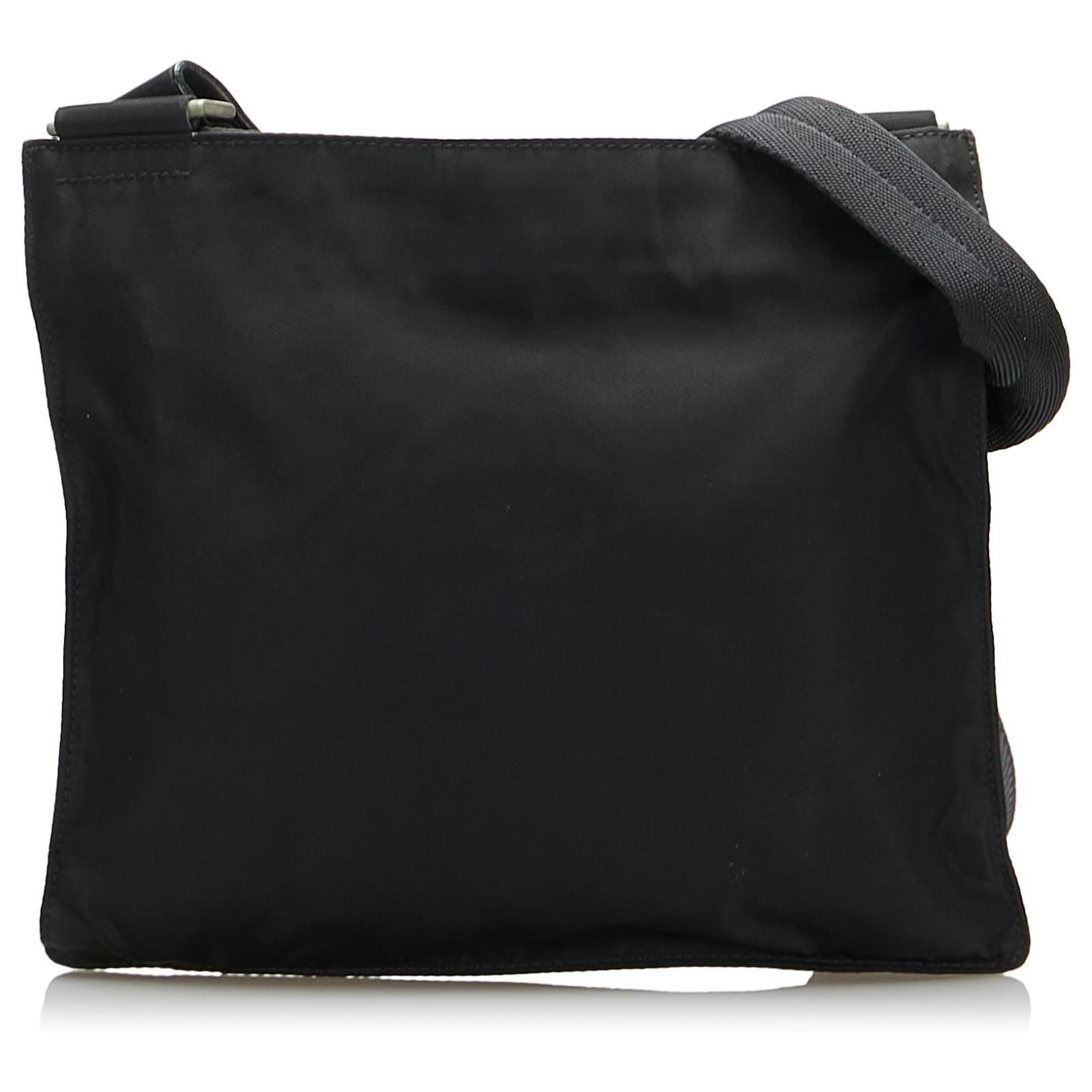 Prada Black Tessuto Crossbody Bag Nylon Cloth ref.864400 Joli Closet